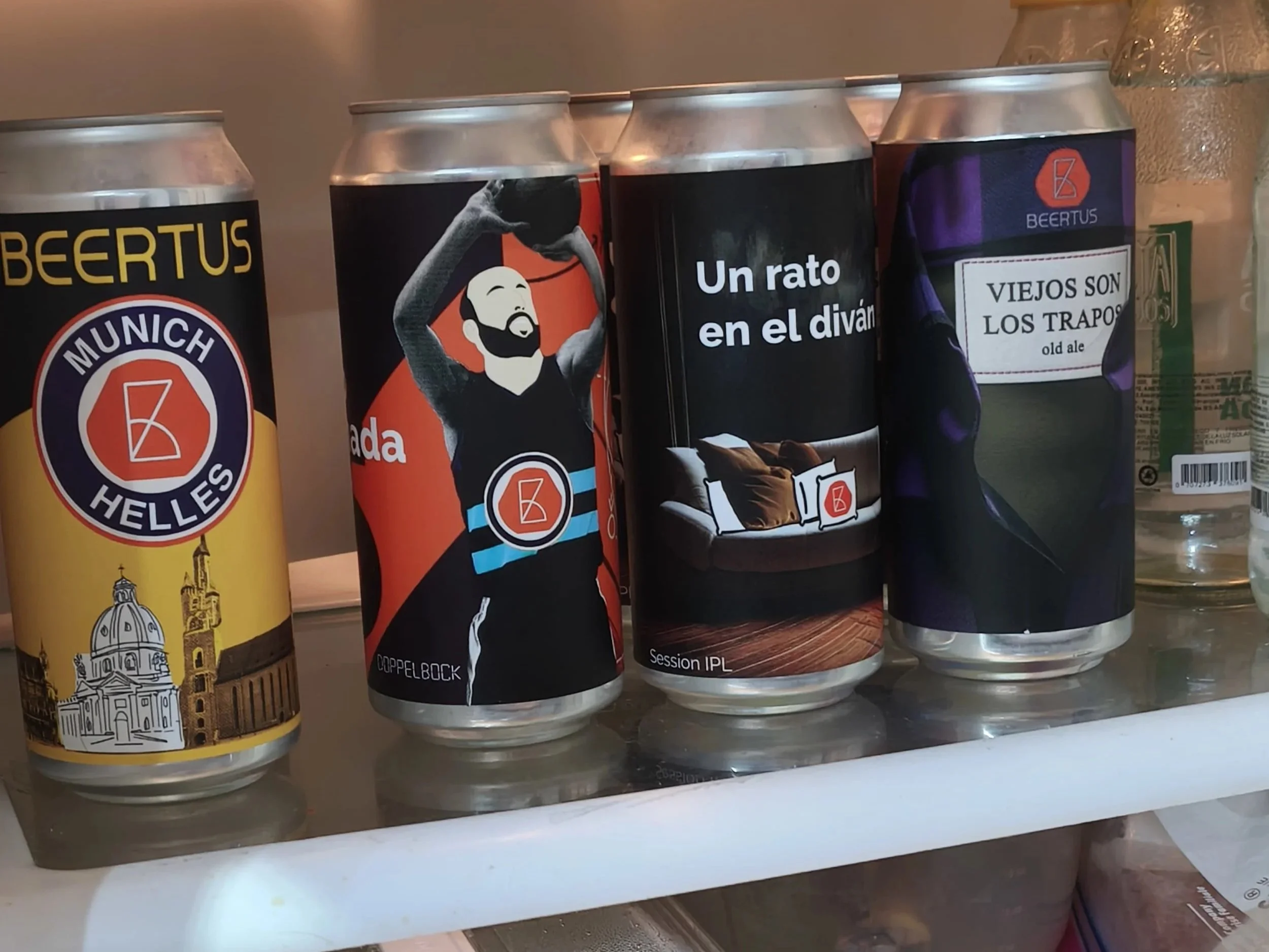 Cerveza en la heladera