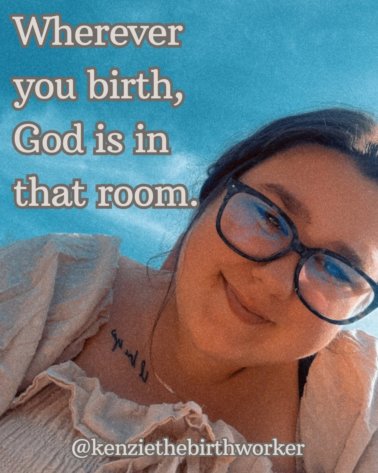 Home. Birth center. Hospital. It does not matter where you are.
God is already there.

That is what I want every mama I serve to know going into her birth. You are not alone in that room. Not by me, not by your people, and not by Him.

Kenzie | Faith