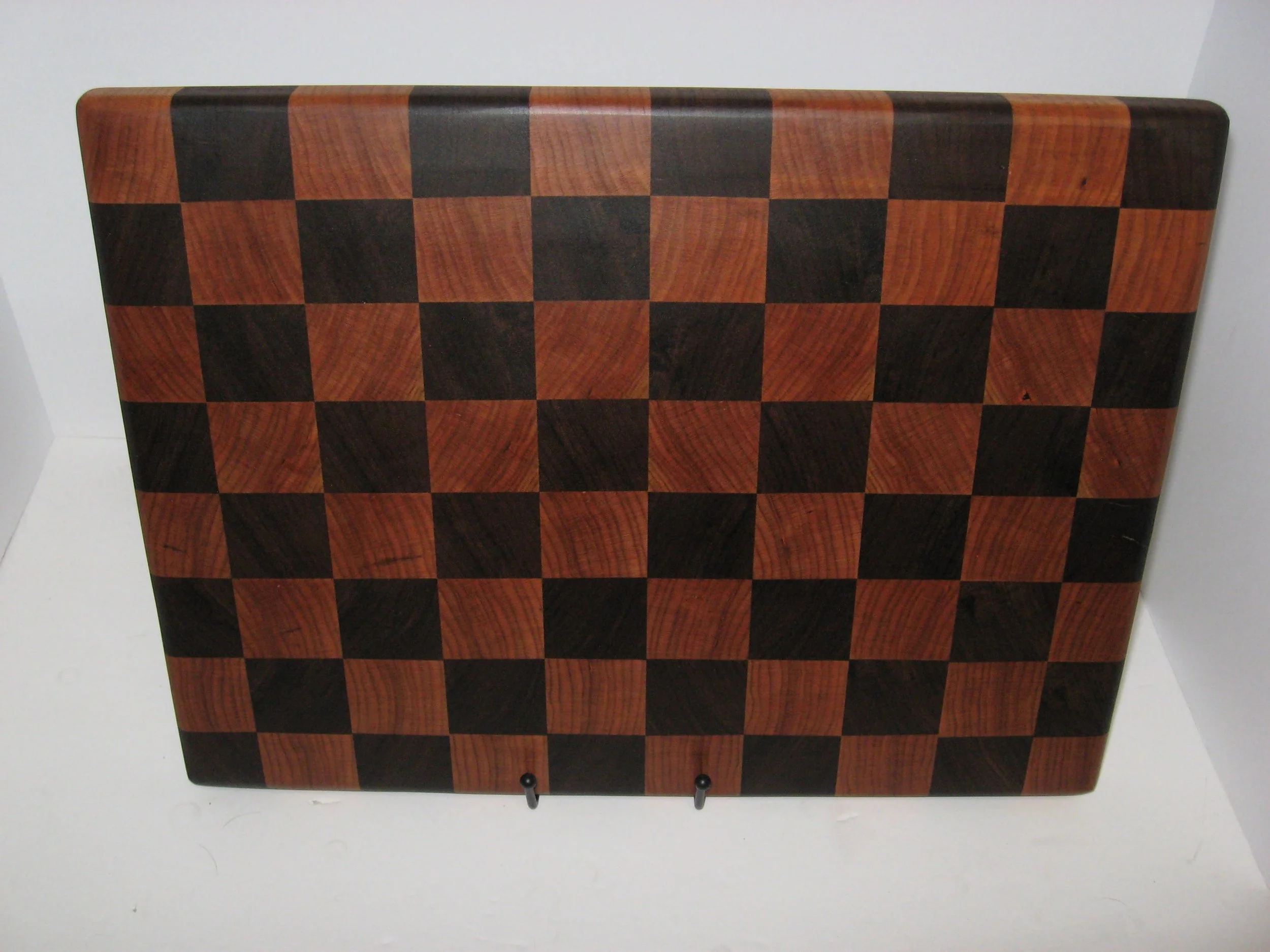 Hand Crafted End Grain Walnut and Cherry Cutting Board
