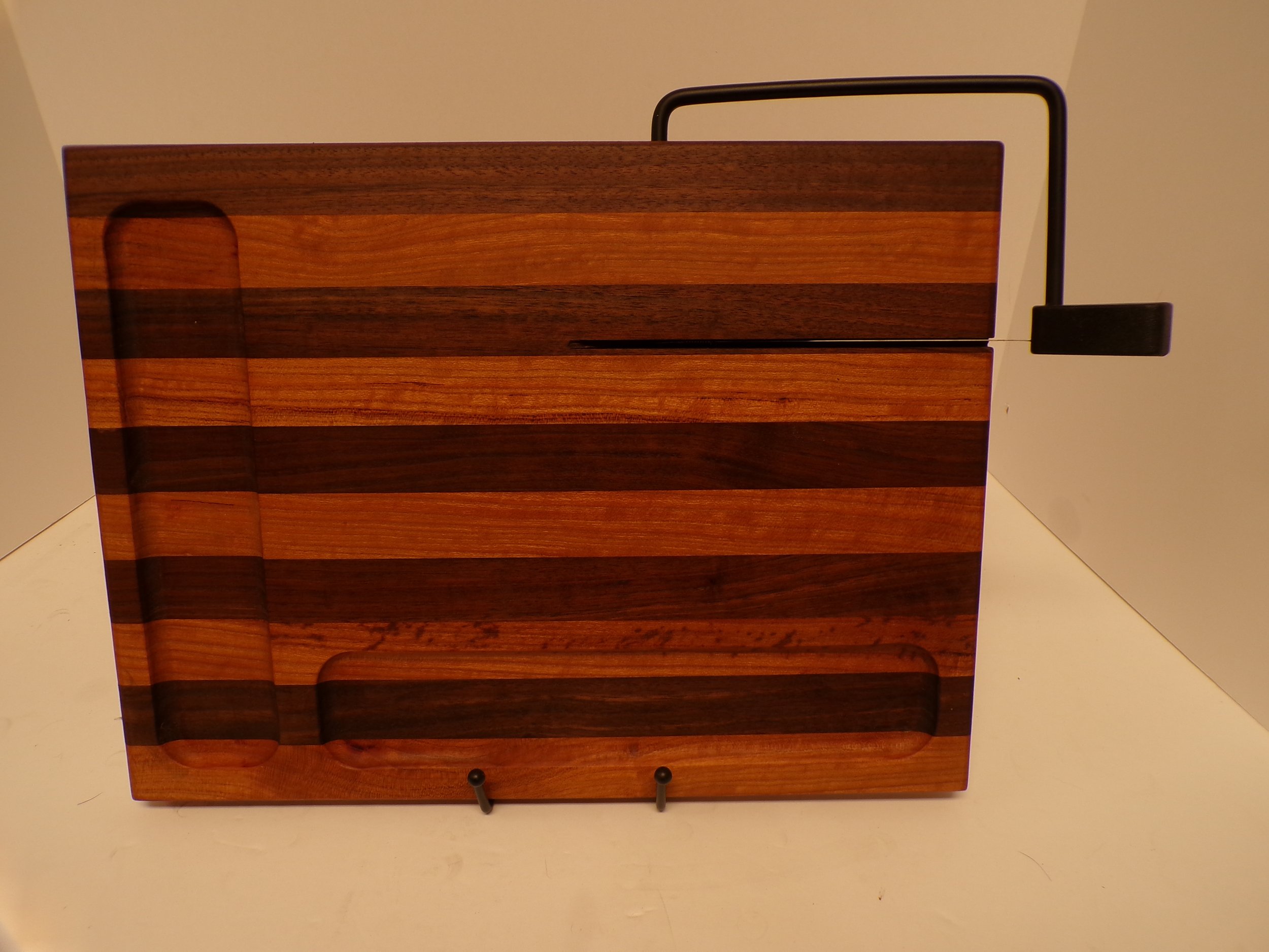 Hand Crafted Walnut/Cherry Wire Cheese Slicer