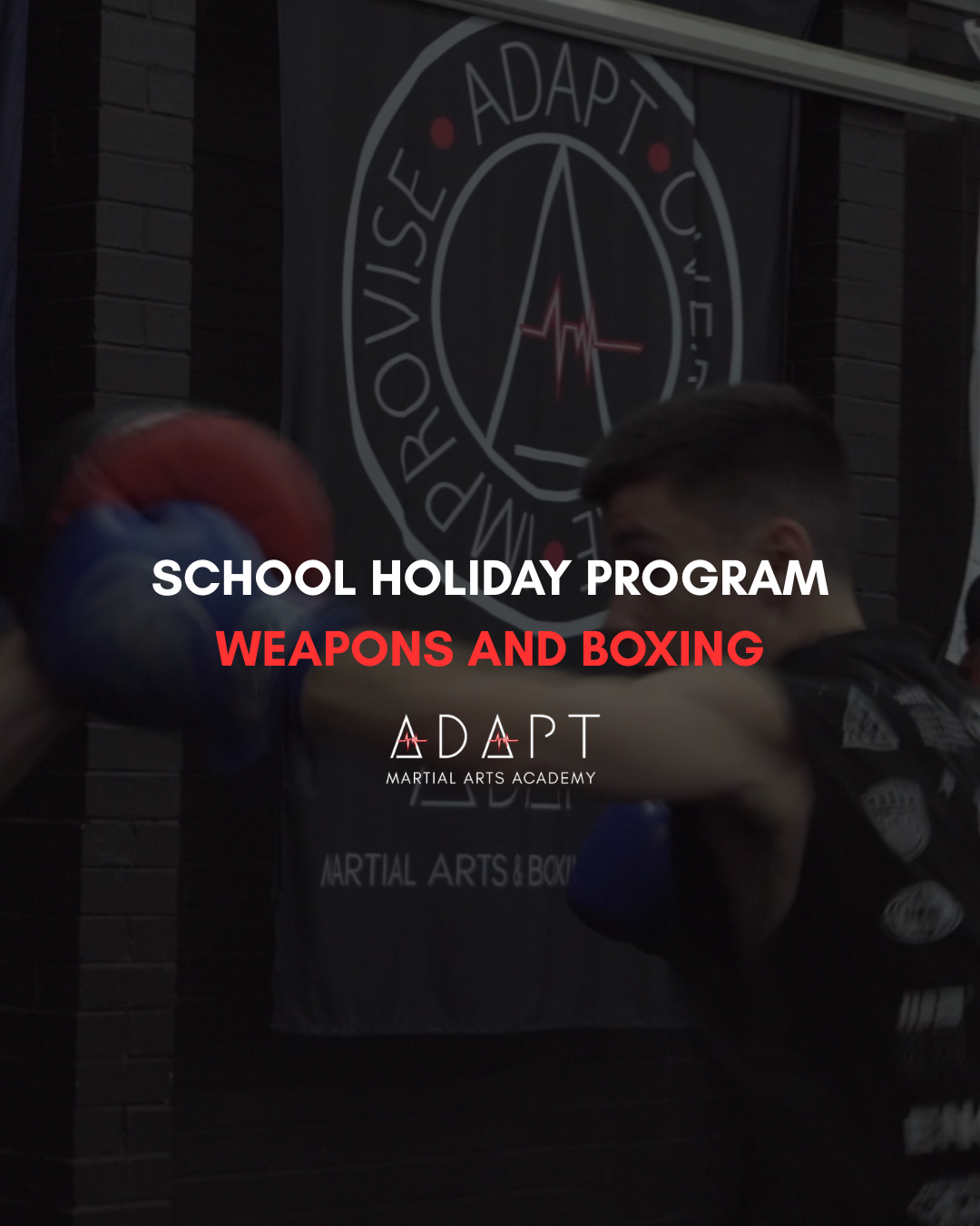 WEAPONS AND BOXING SCHOOL HOLIDAY PROGRAM