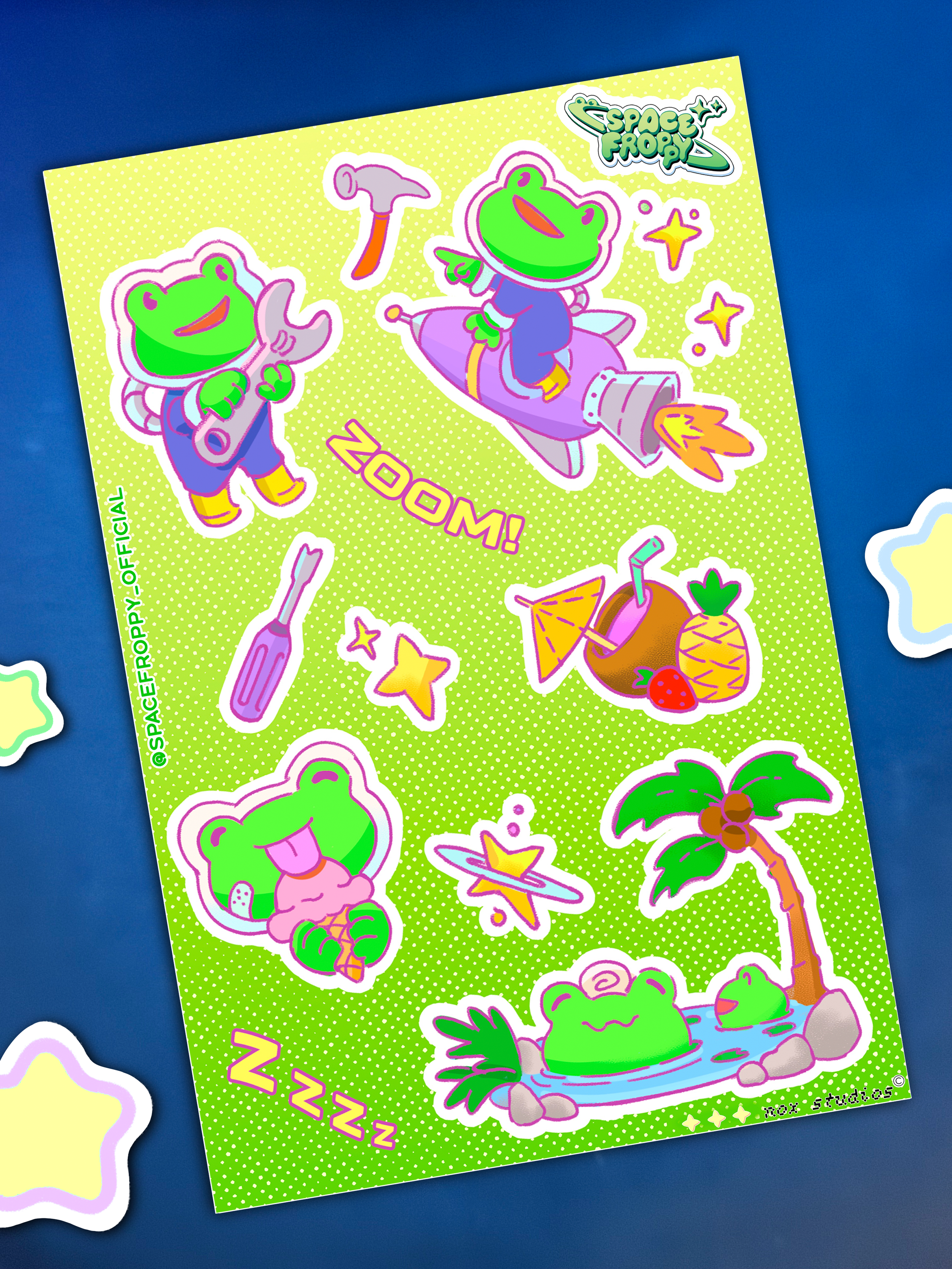 “Froppy Time!” - Sticket Sheet