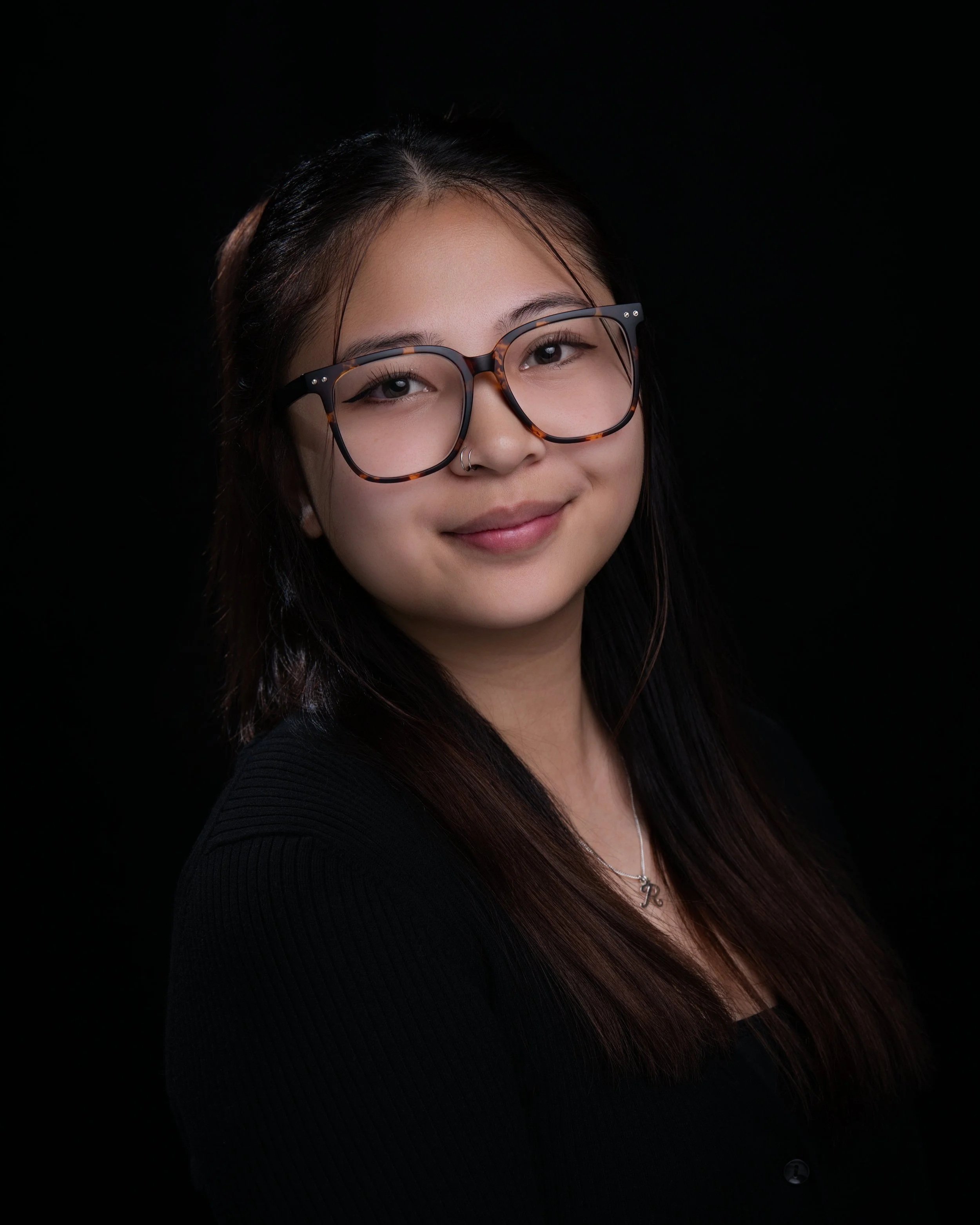 Photo of CMO, Ranelle, wearing glasses