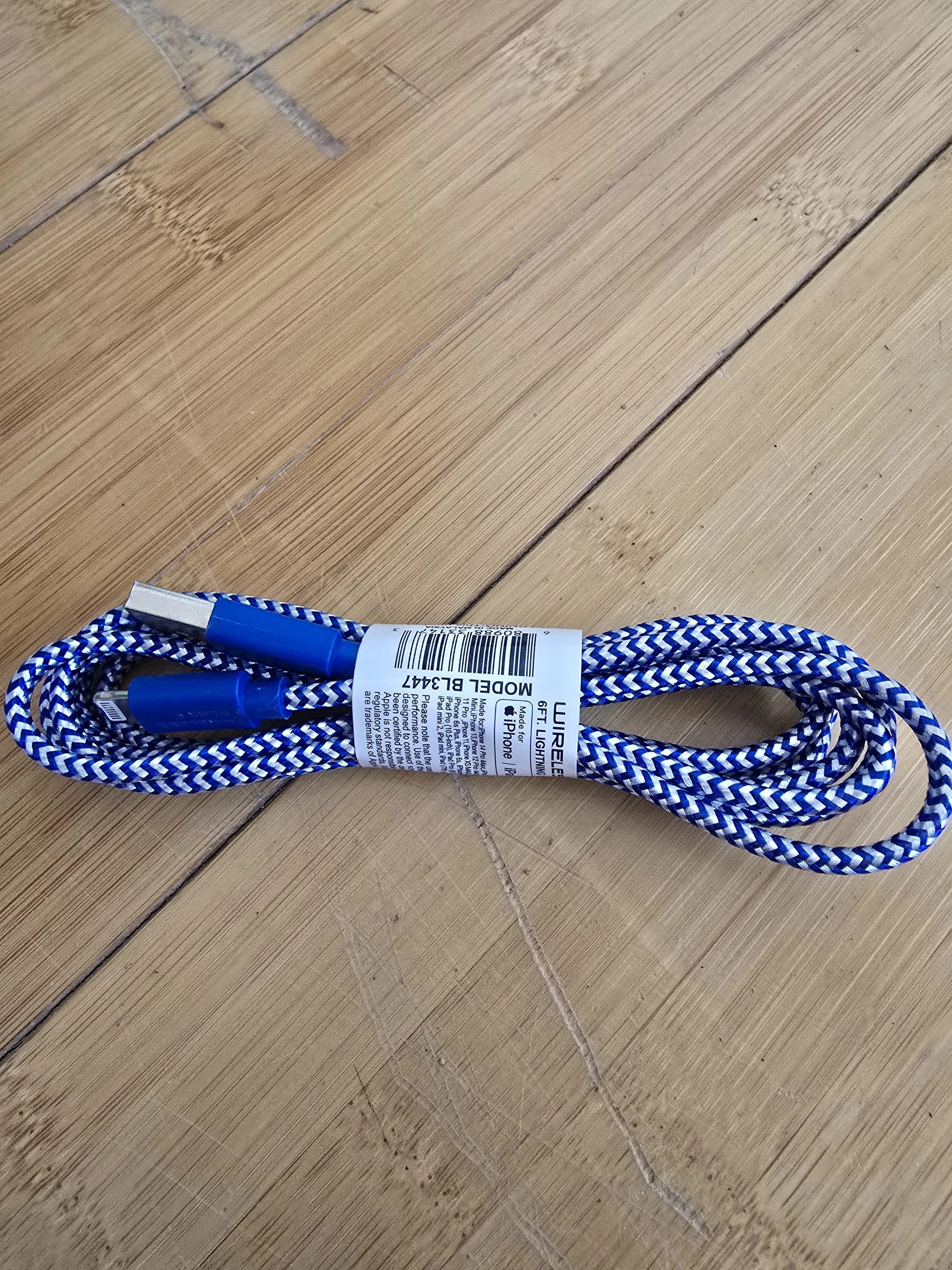 Chargers- For iPhone (No plug in, just the cord)