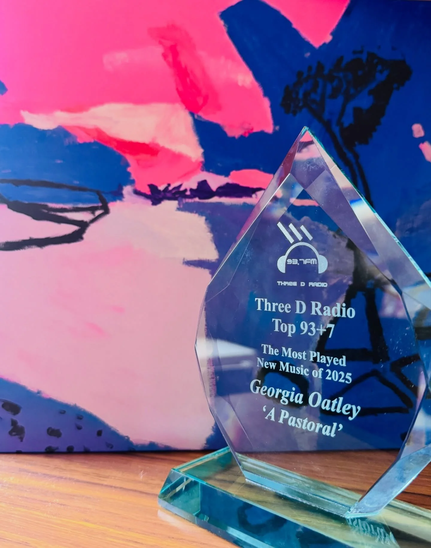 I have been stalling writing this because I don&rsquo;t know how to capture what this affirmation means to me.

A Pastoral came in at #1 most played release for 2025 on our beloved station @threedradio ‼️

I was so blind sided by this, my debut album