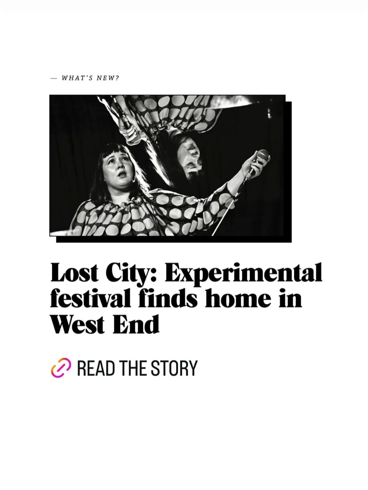 Beaut little article promoting Lost City happening May 2nd - tickets in my bio. I&rsquo;m so keen to enjoy the other artists on this lineup too! 

Photo by @tristecoeursolitaire