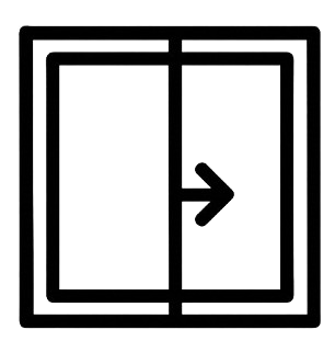 sliding window icon