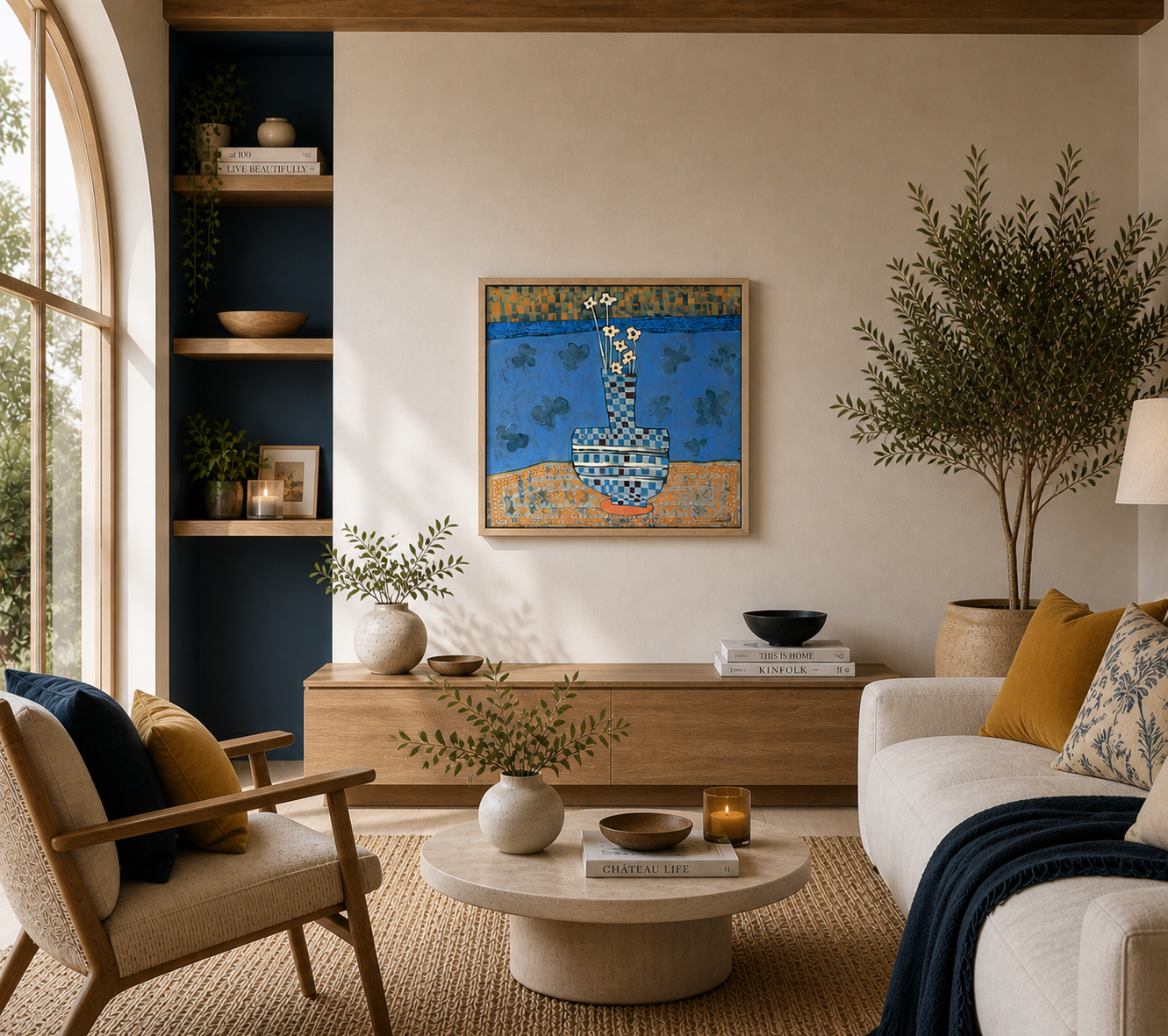 Stillness in Blue