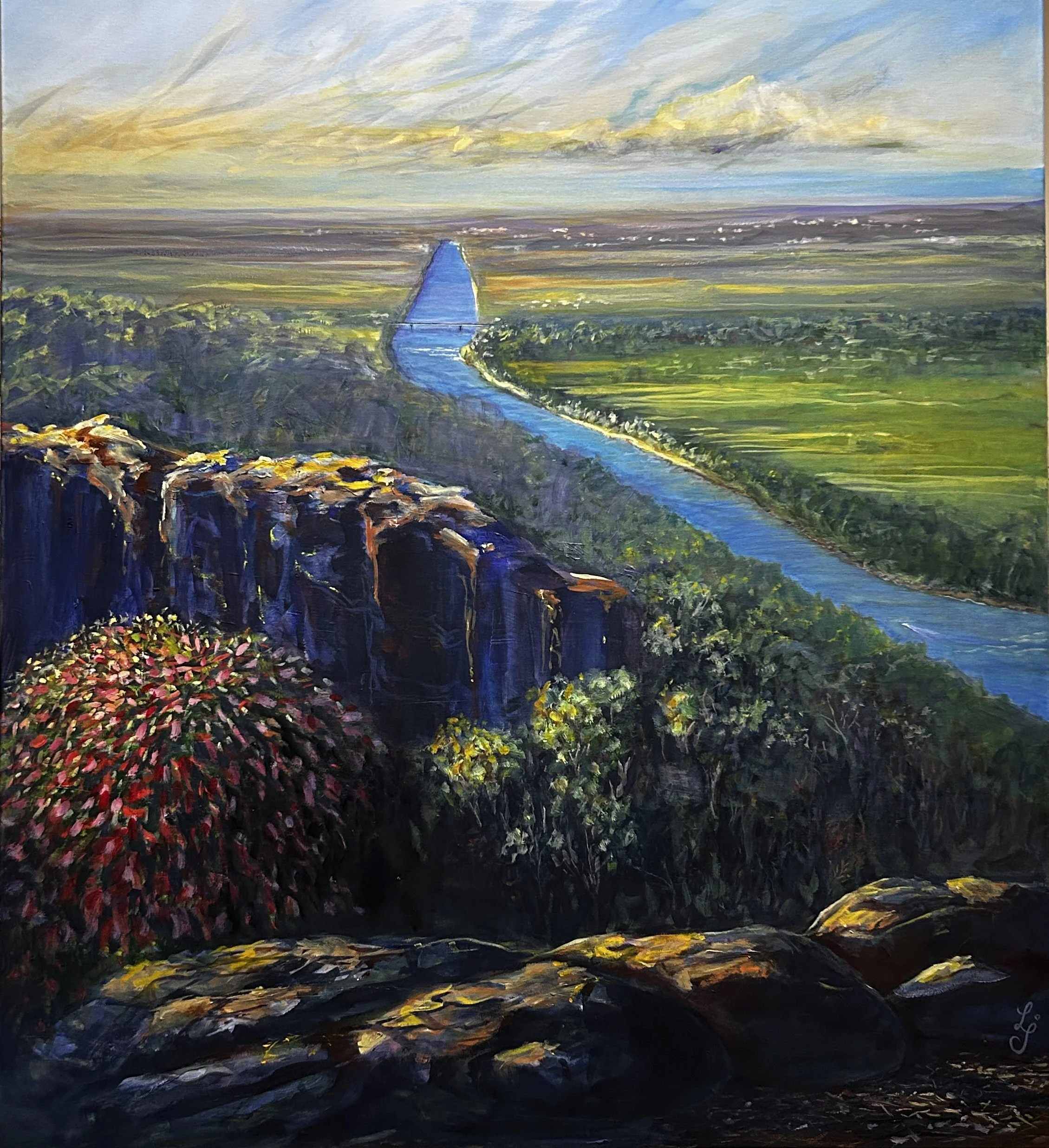 Portal Lookout
Oil on stretched canvas
100 x 92 cm