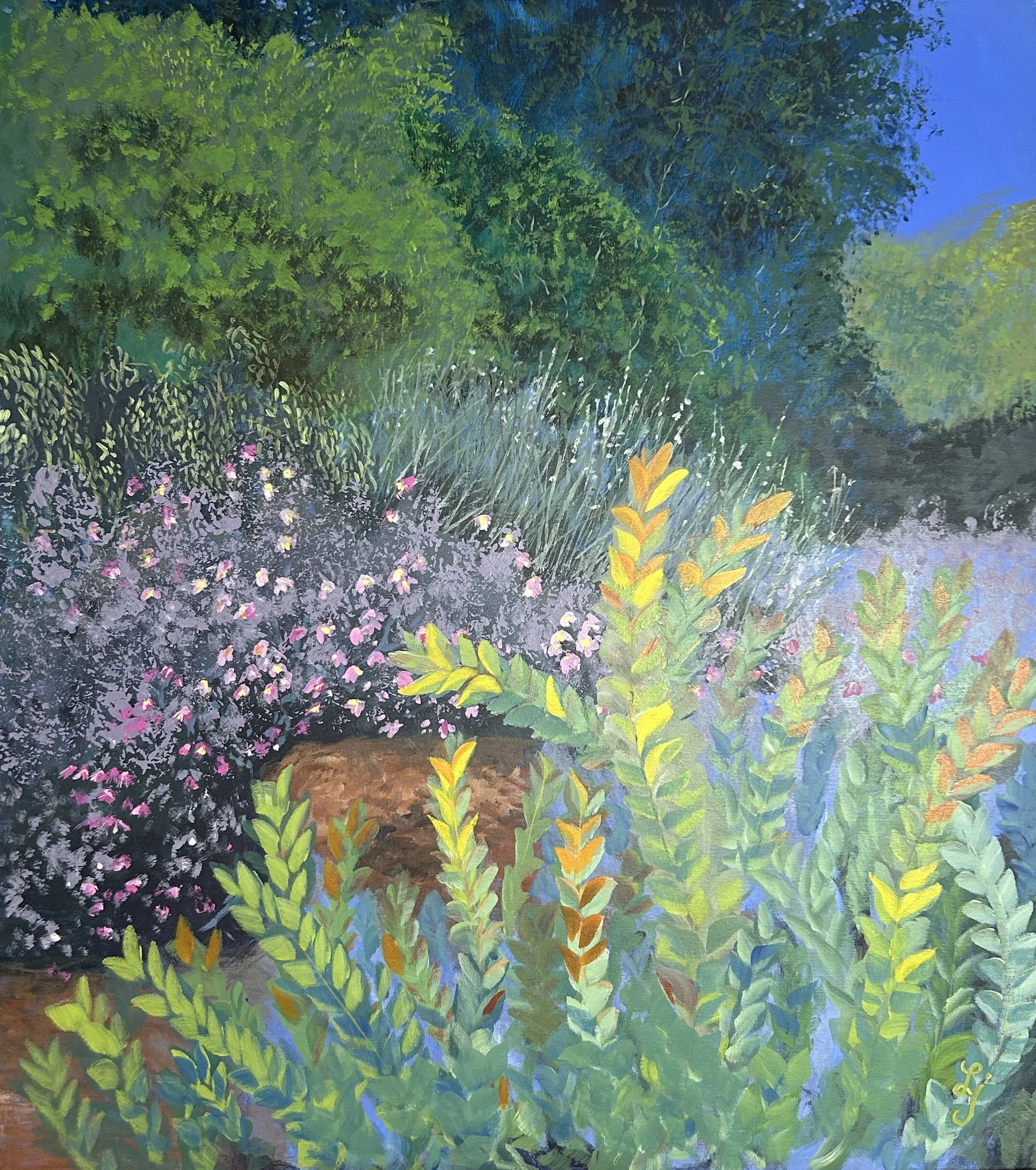 Mt. Annan Clay Wattle - Acrylic on stretched canvas - Ready to hang - 102 x 92 x 3.5 cm -  $990