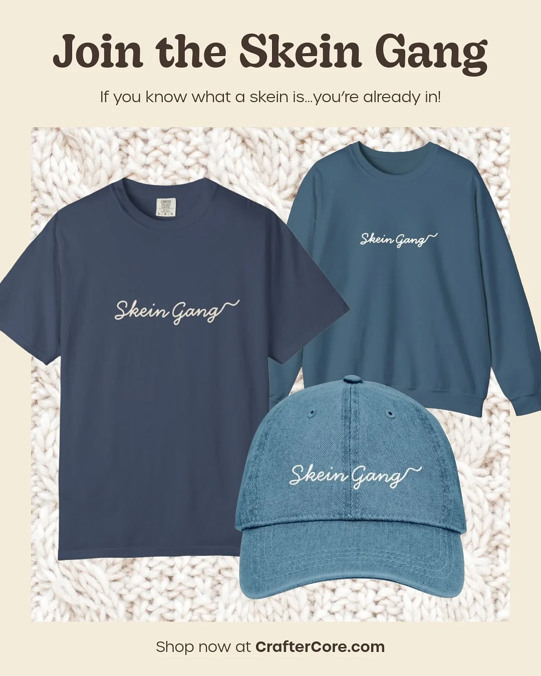 For everyone who always has at least one project on the needles 🧶
#knittersofınstagram #crochetcommunity #knitstagram #yarnaddict #craftercore