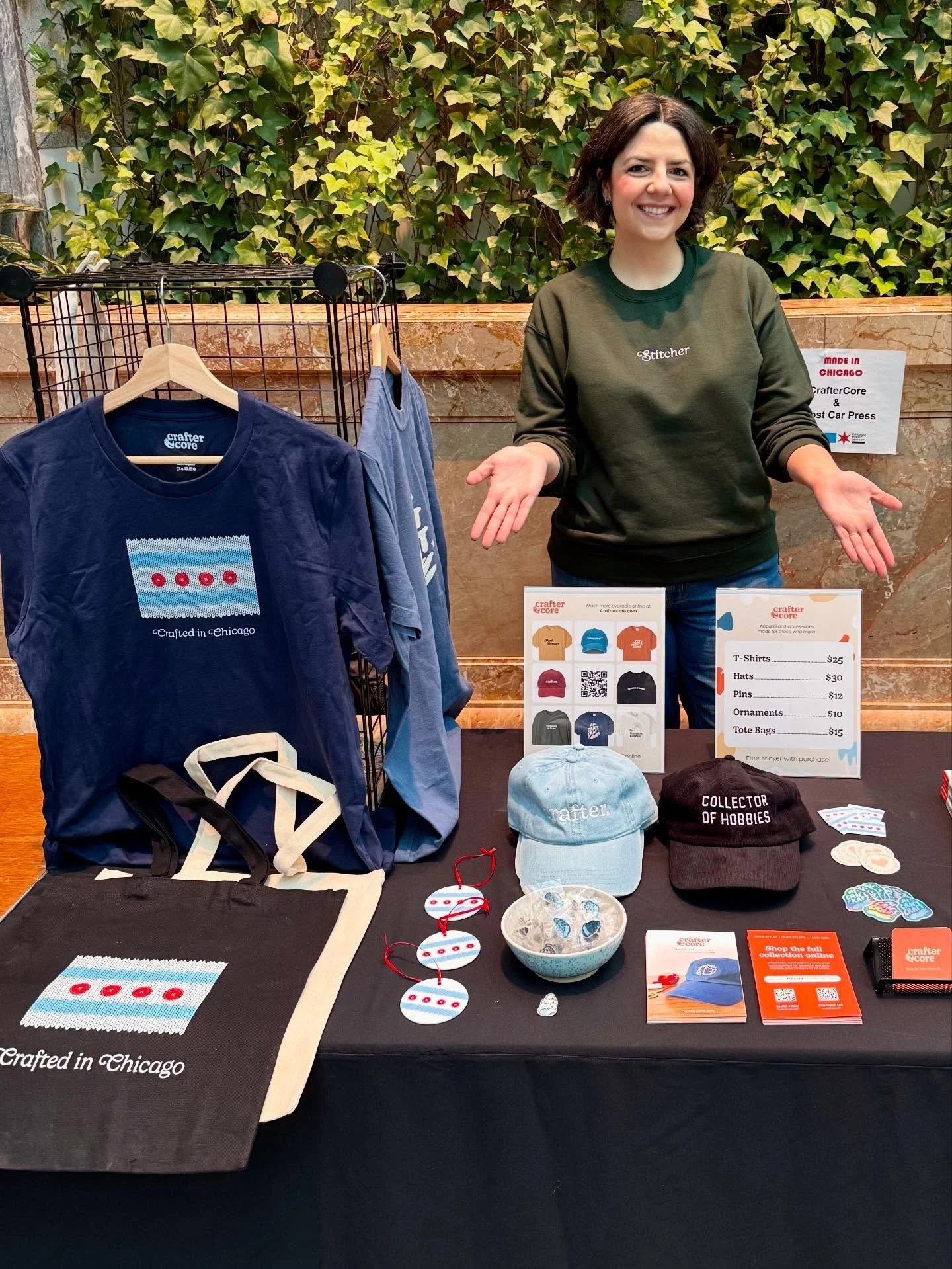 Thanks to everyone who stopped by and made my first market a success! And thanks to @designmuseumchi @chicagopubliclibrary @cakechicago for putting on this fun event. Here&rsquo;s to the next one! ❄️