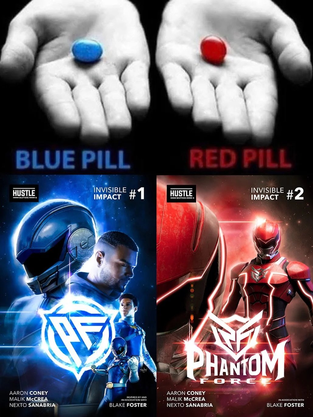 Which has been your favorite so far⁉️ #PhantomForce #BluePill #RedPill