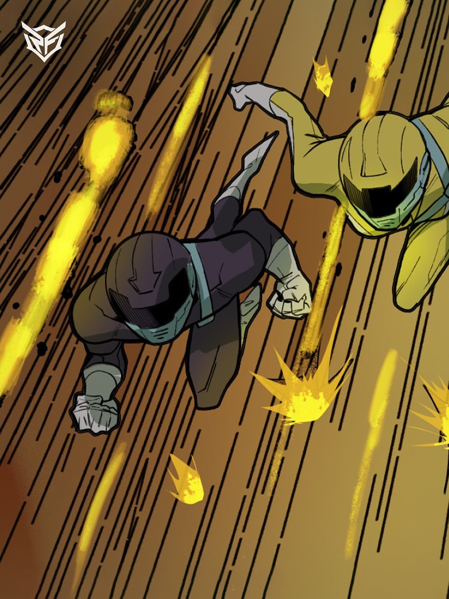 Phantoms, phase out! 💥 Issue 1 &amp; 2 &mdash; OUT NOW at phantomforcecomic.com 📚📲 Link in bio!
✏️🎨 @nexto_pro 

#PhantomForce #comicbookcharacters #comicartists #comicartwork #animeartstyle