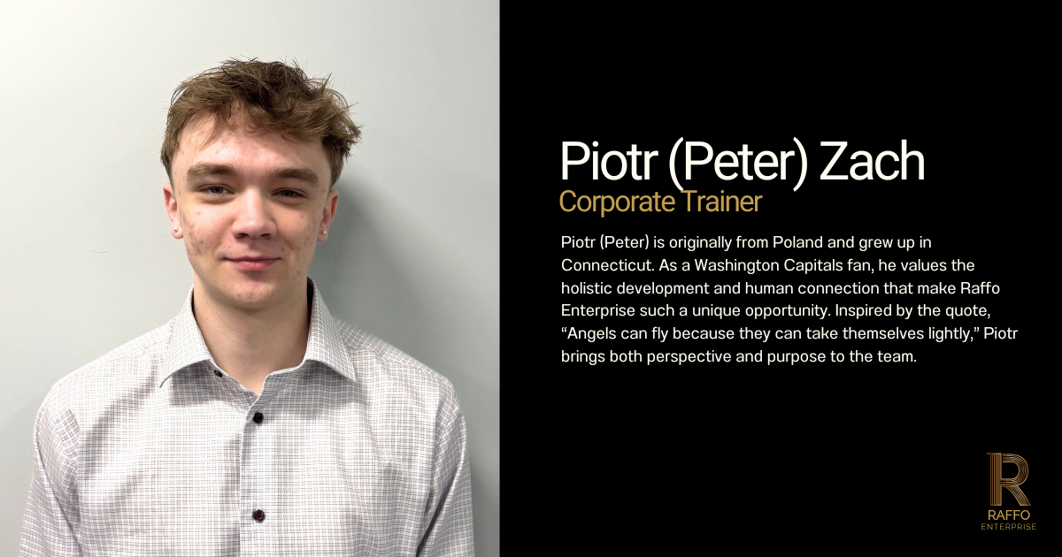 Piotr (Peter) Zach - Corporate Trainer 