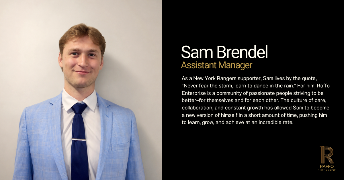 Sam Brendel - Assistant Manaer