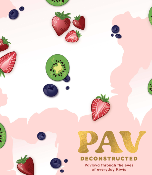 The book cover of Pav Deconstructed, featuring published contemporary fiction by Danielle Ramaekers.