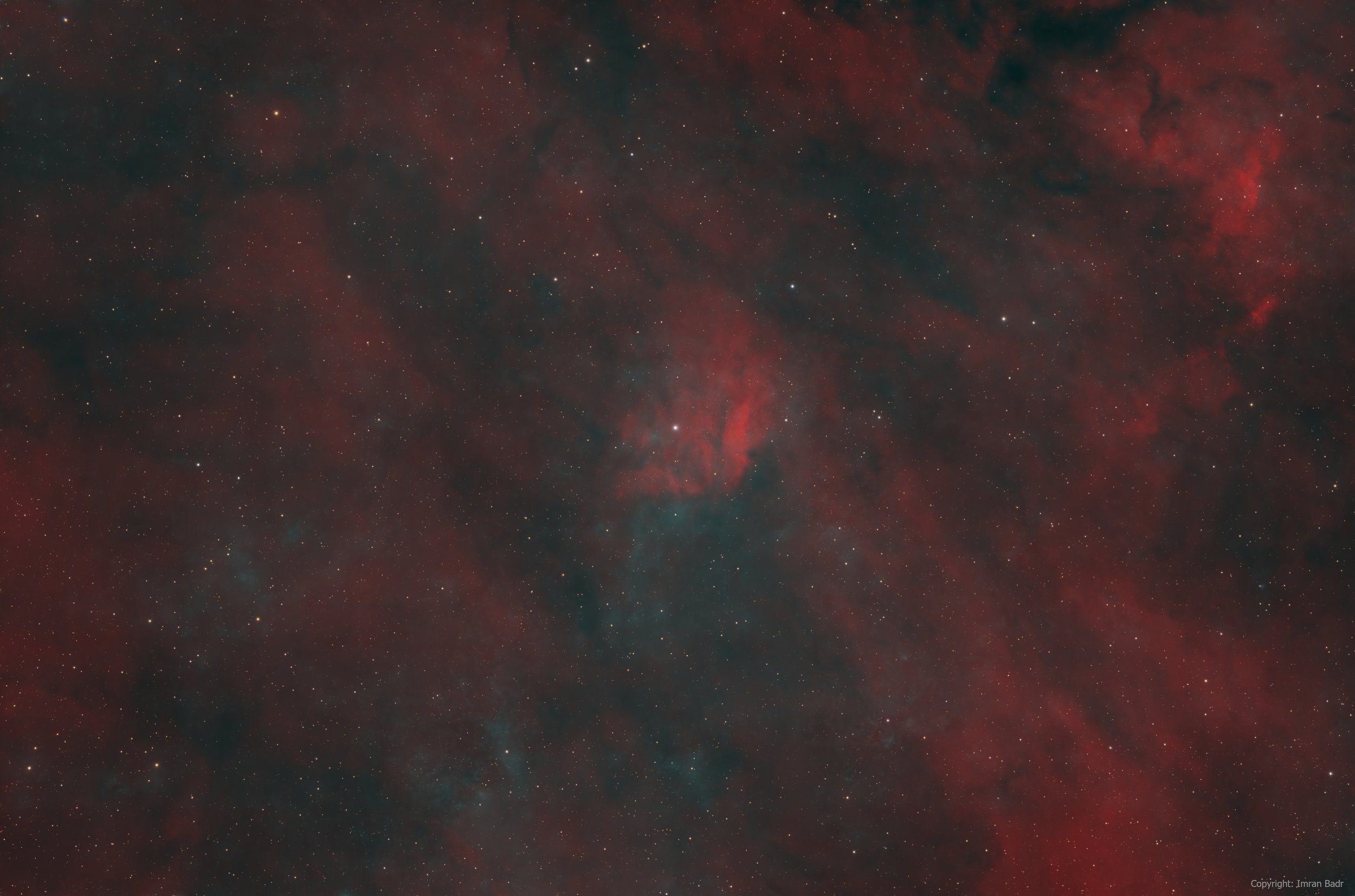 New astronomical discovery - Emission nebula in Cepheus - HOO