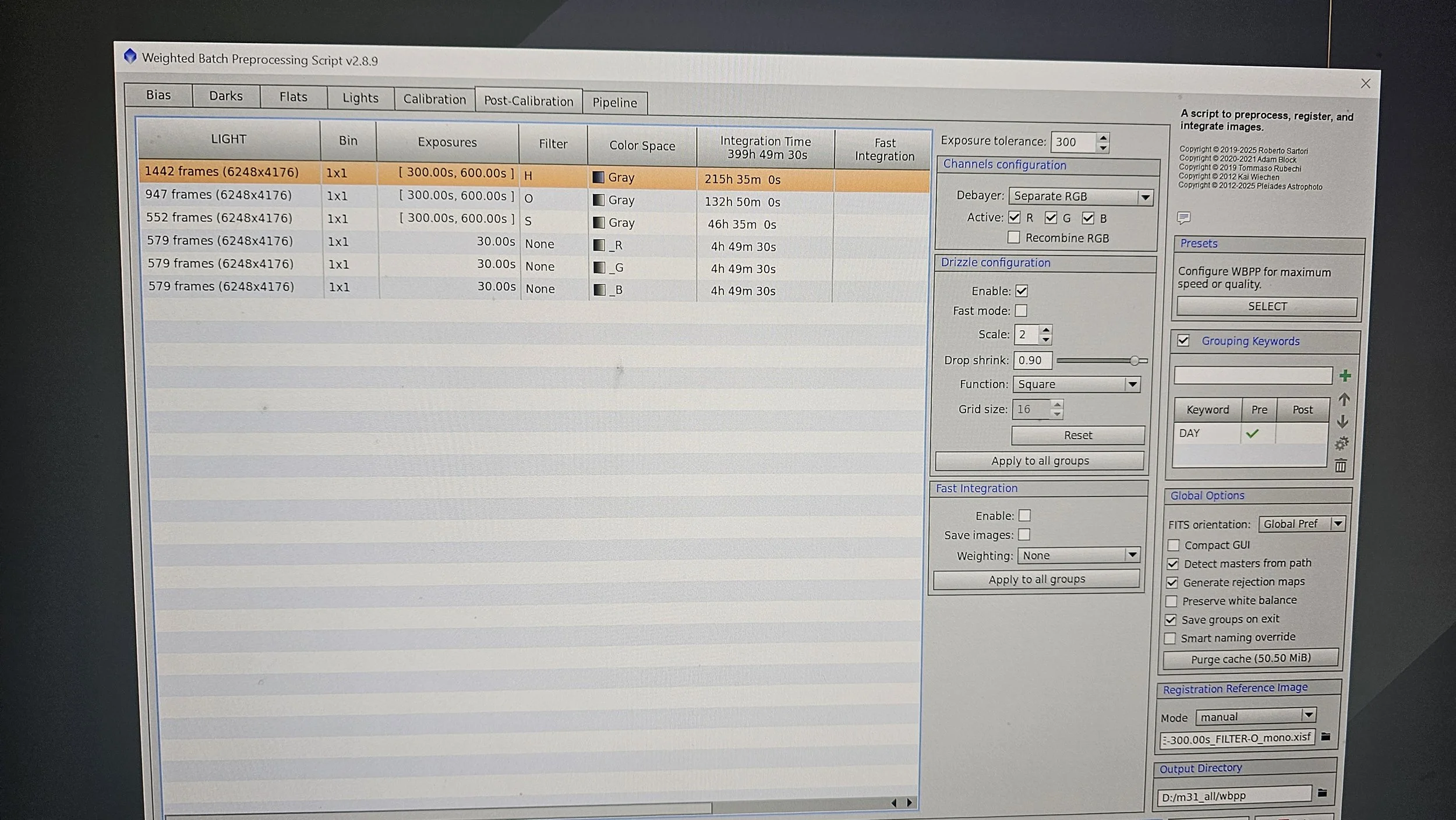 Andromeda galaxy M31 - putting it all together