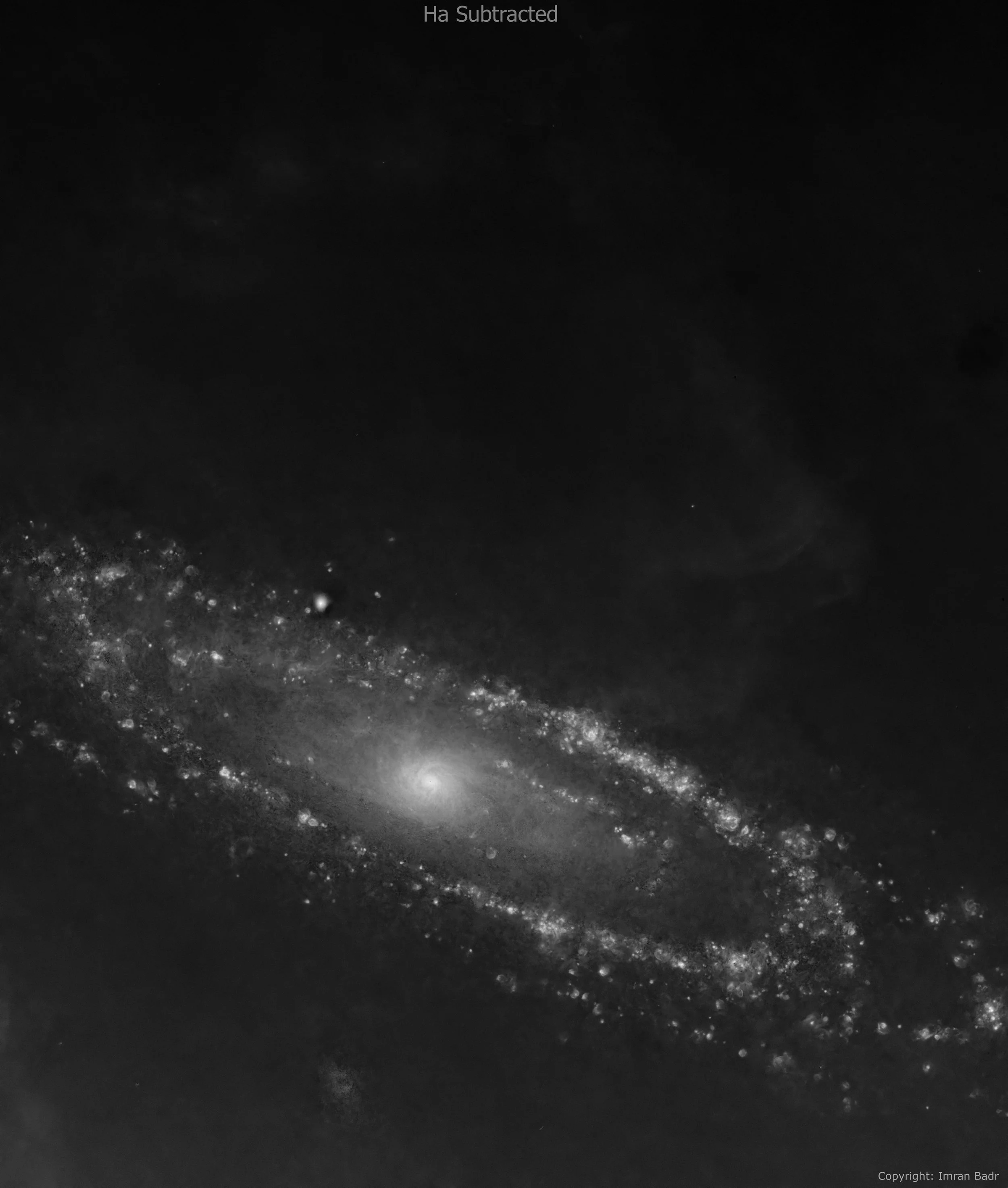 Andromeda galaxy Ha continuum subtracted