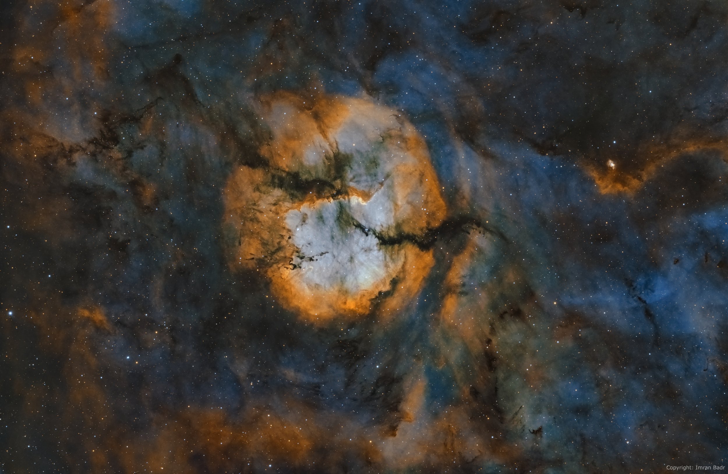 sh2-124 nebula in Cepheus constellation
