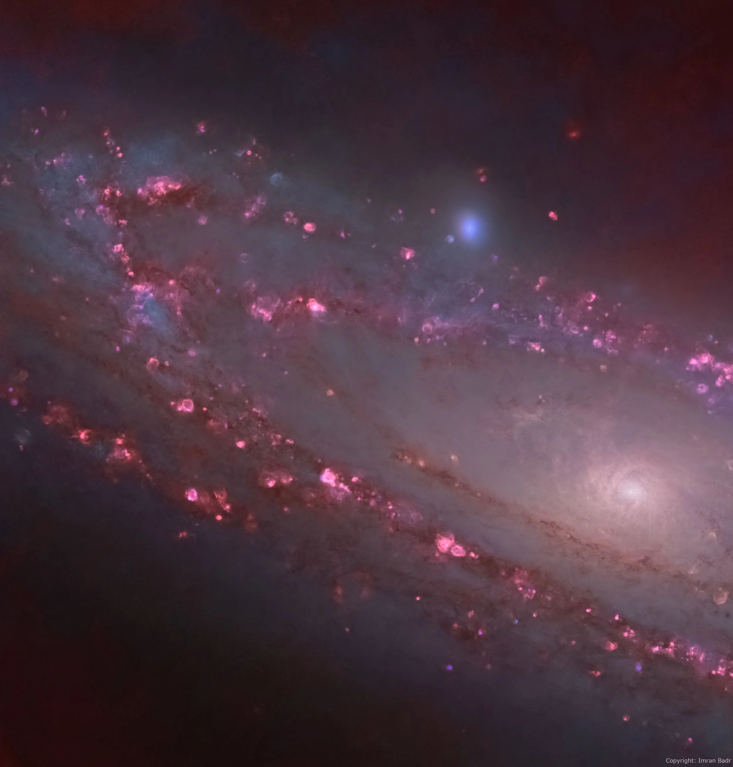 Amazing nebulae of Andromeda galaxy M31