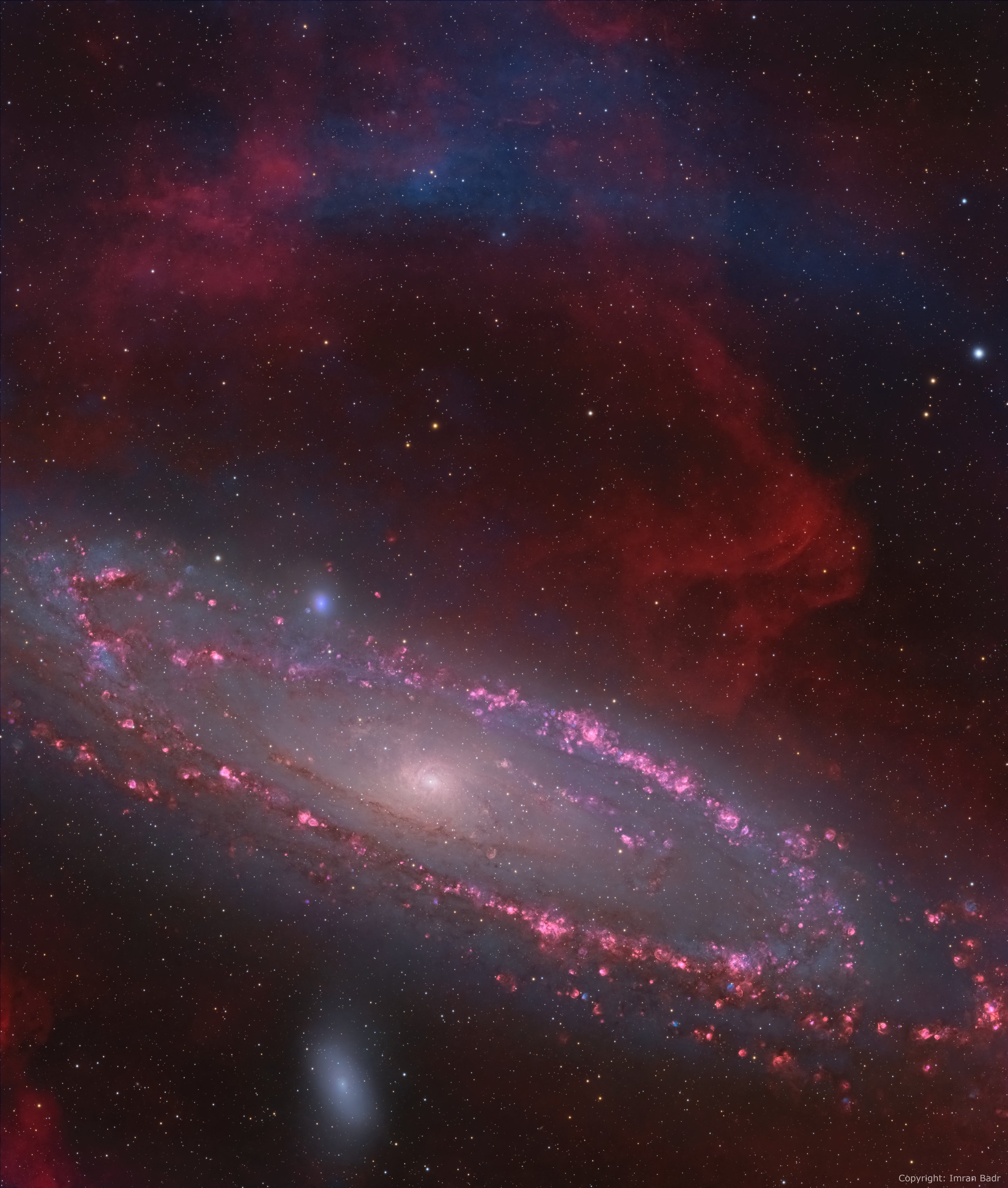Deepest image of Andromeda galaxy M31