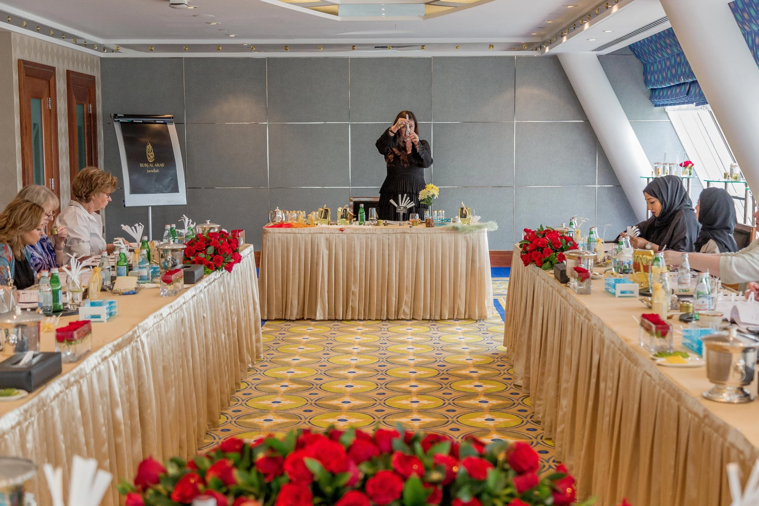 Burj al Arab, Dubai, perfume masterclass by Melanie Jane