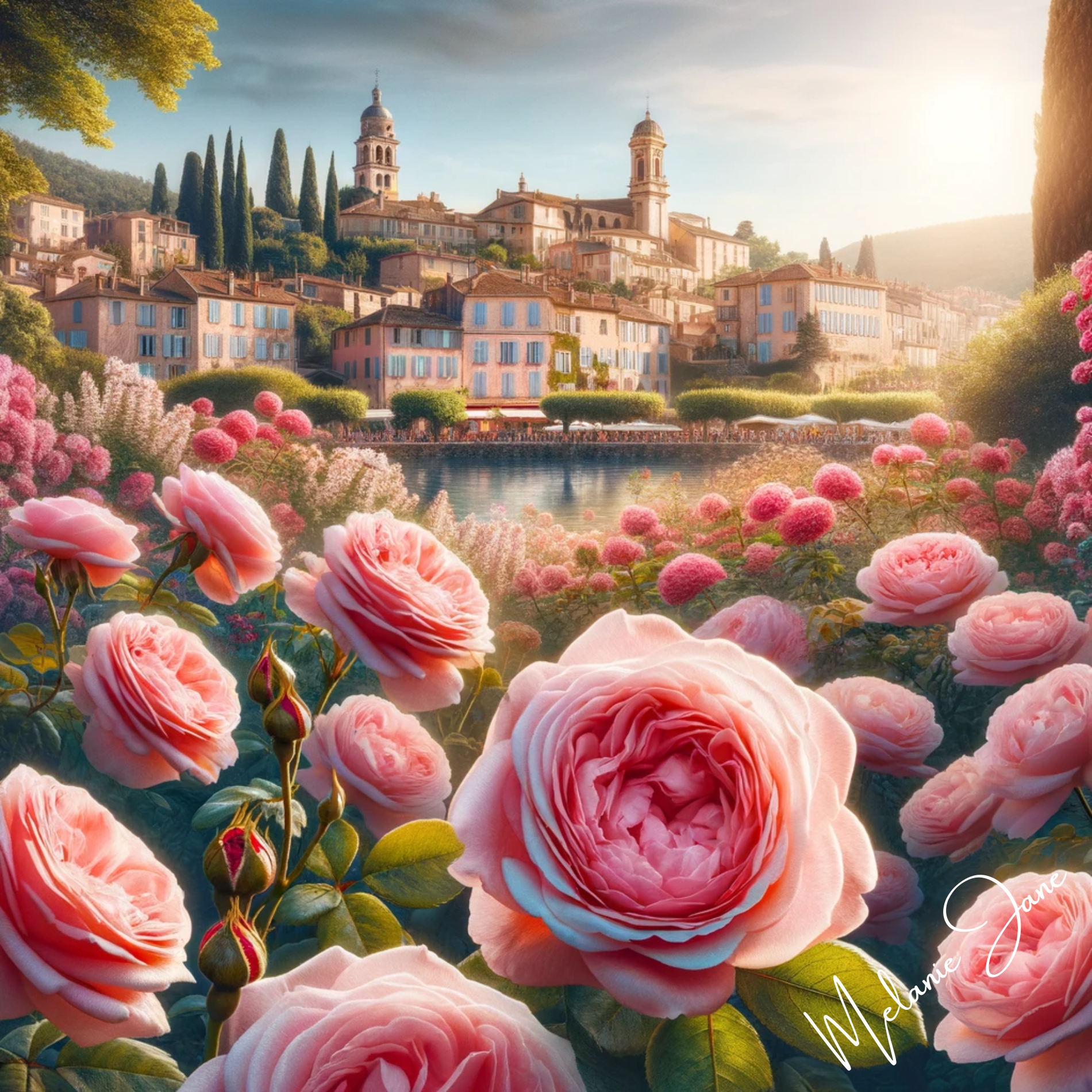 rose field in Grasse France - The Naked Perfumer