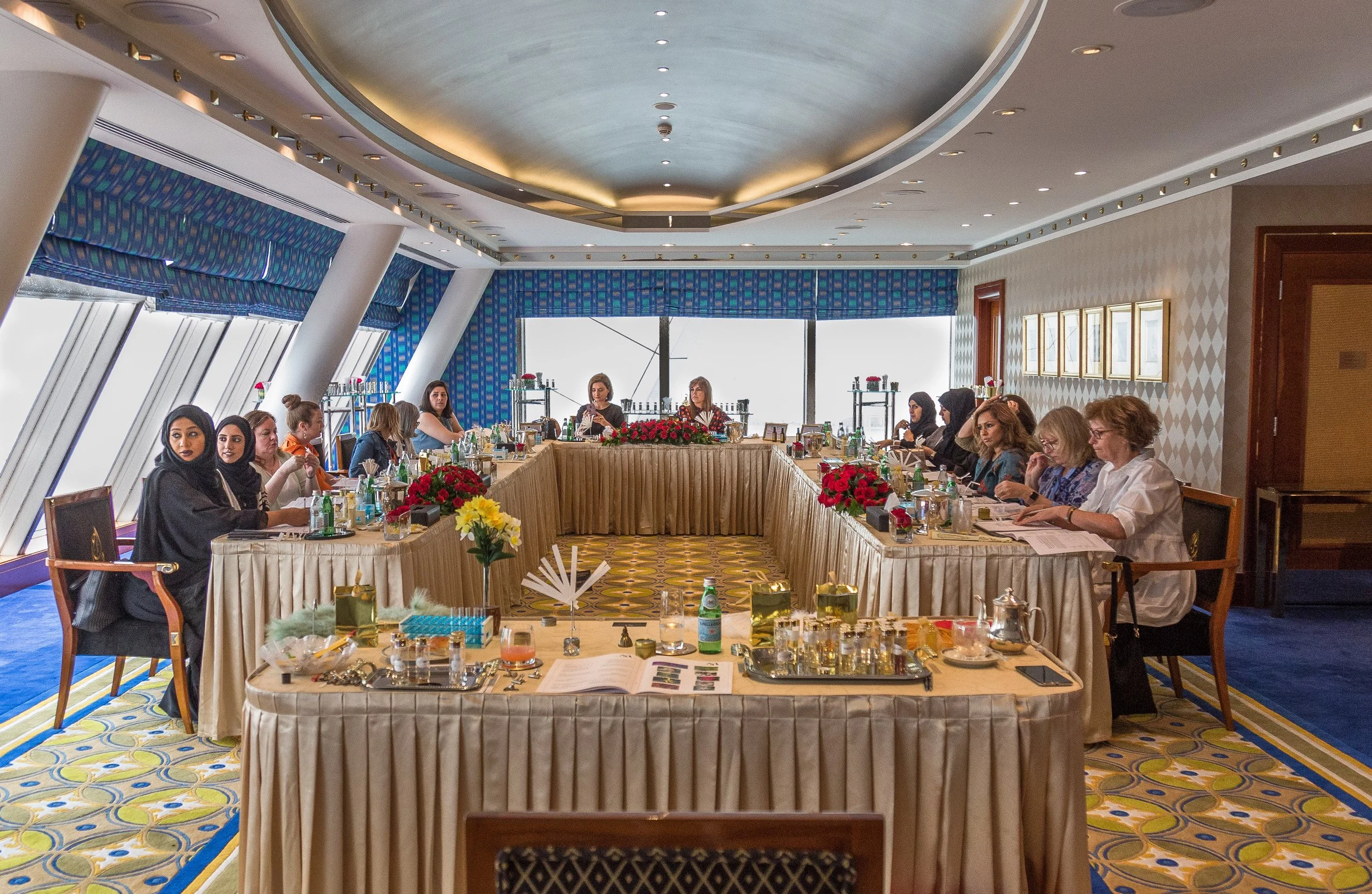 Burj al Arab, Dubai, perfume masterclass by Melanie Jane