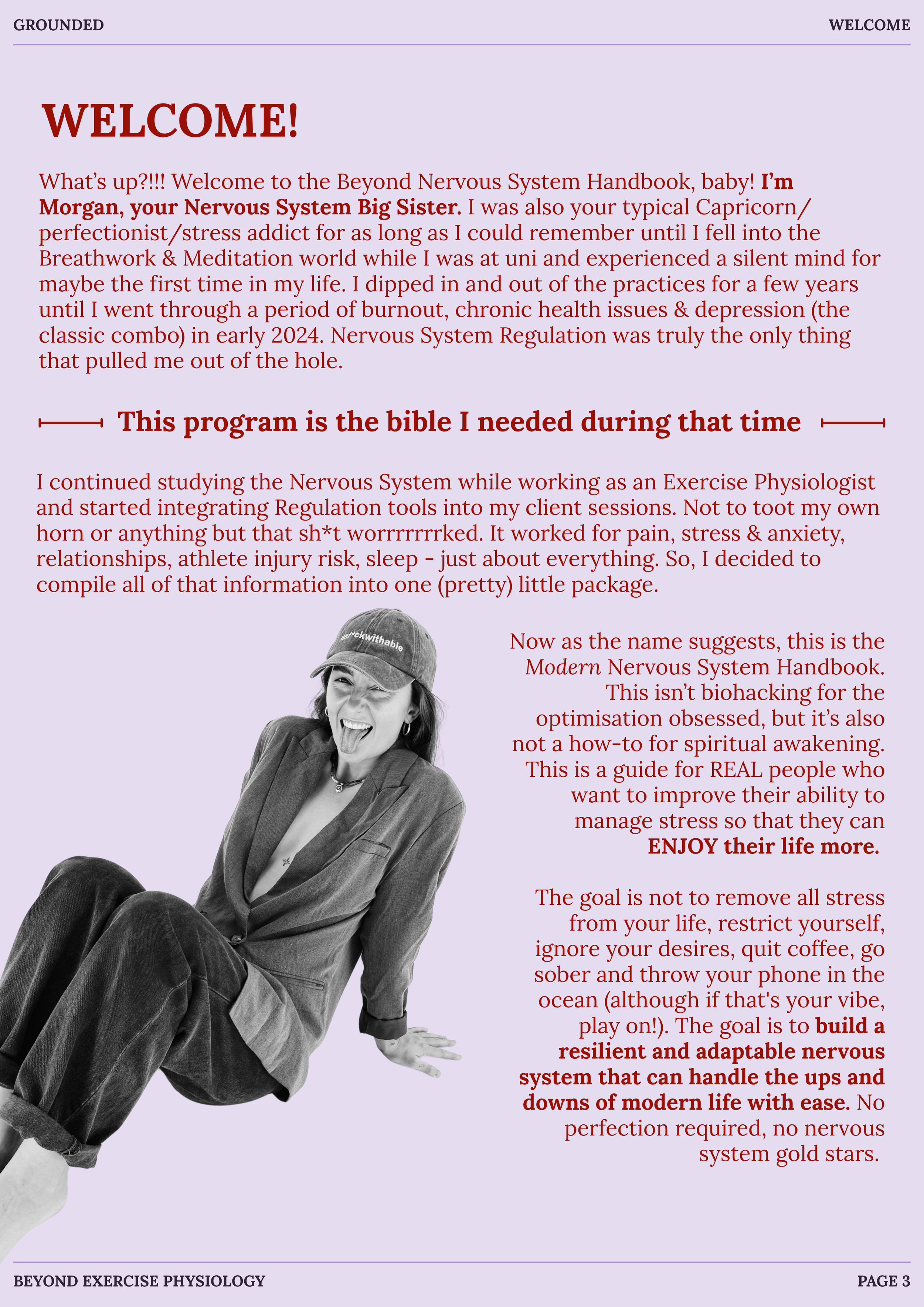 Morgan Bignell's introduction to the Nervous System Handbook.