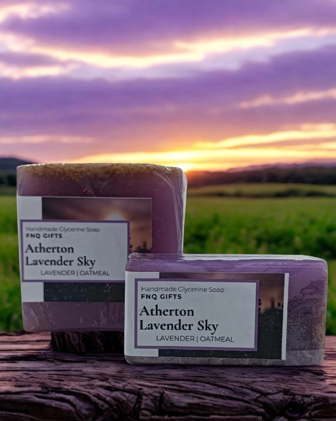 💜 Atherton Lavender Sky &mdash; where calm meets country charm.

Handcrafted with soothing lavender and gentle oatmeal, this glycerine soap is inspired by the peaceful purple sunsets over the Tablelands. 🌾🌅

A little moment of serenity, straight f