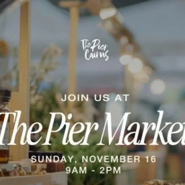 We're at @thepiercairns markets today! Come see us in the airconditioning with 2 hours free underground parking.