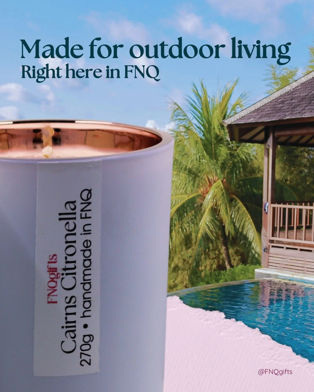 Hi 👋 We&rsquo;re FNQgifts.

Every soap and candle is hand-poured and packed with care right here in Far North Queensland. We believe gifting should feel personal &mdash; not mass-produced or forgettable.

If you love supporting local, thoughtful gif