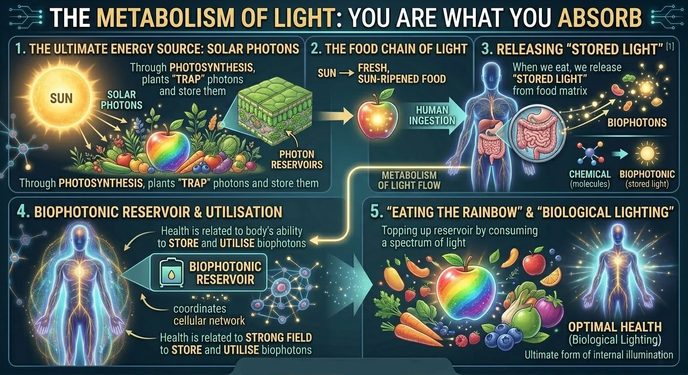 metabolism of light: you are what you absorb