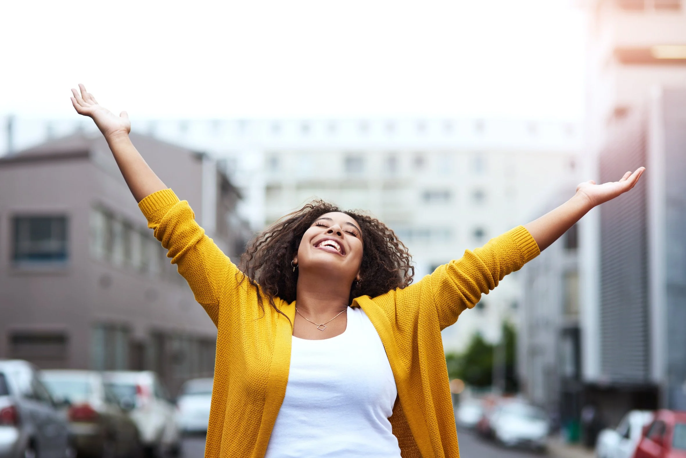 woman with a perfectly balanced vagal tone and HRV