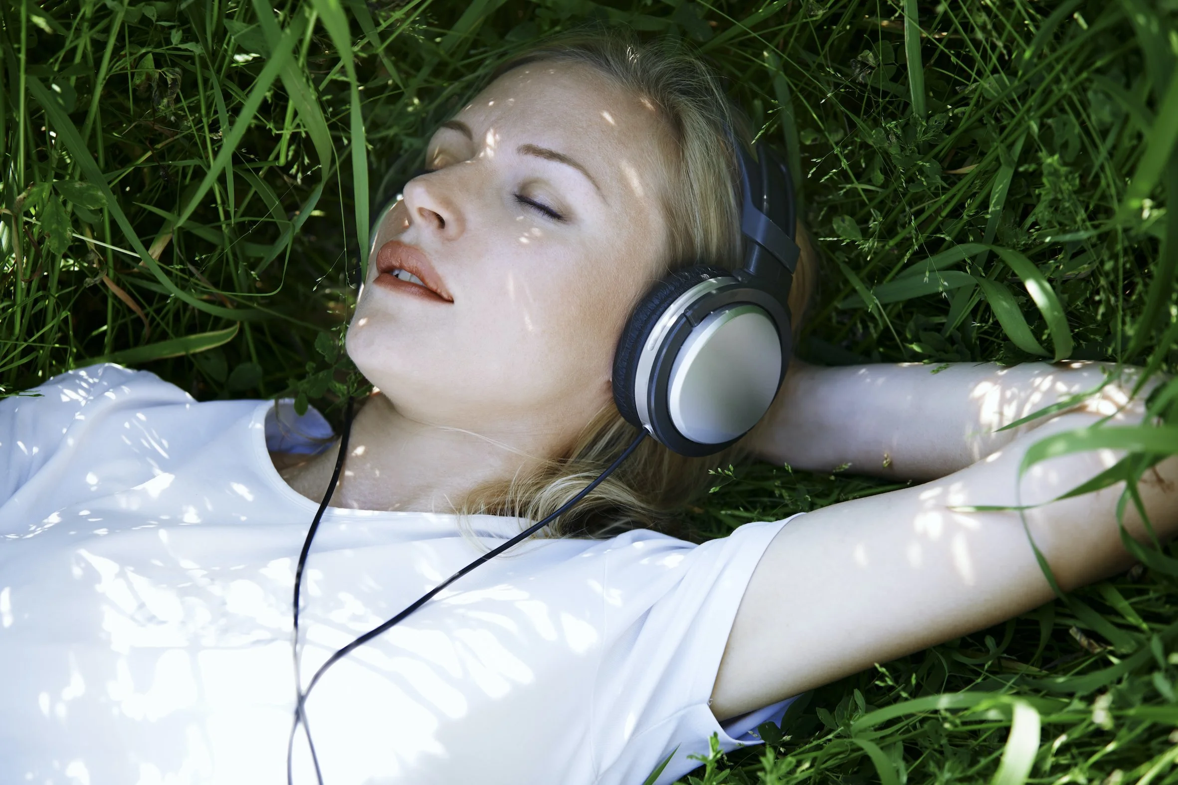 Listening to binaural beats