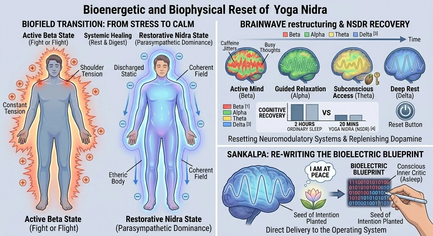 bioenergetic and biophysical reset of yoga nidra