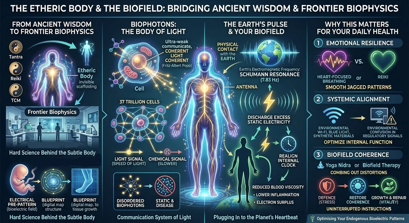 the etheric body and biofield diagram