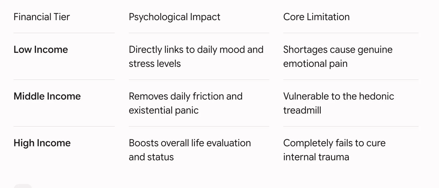 the financial wellbeing matrix