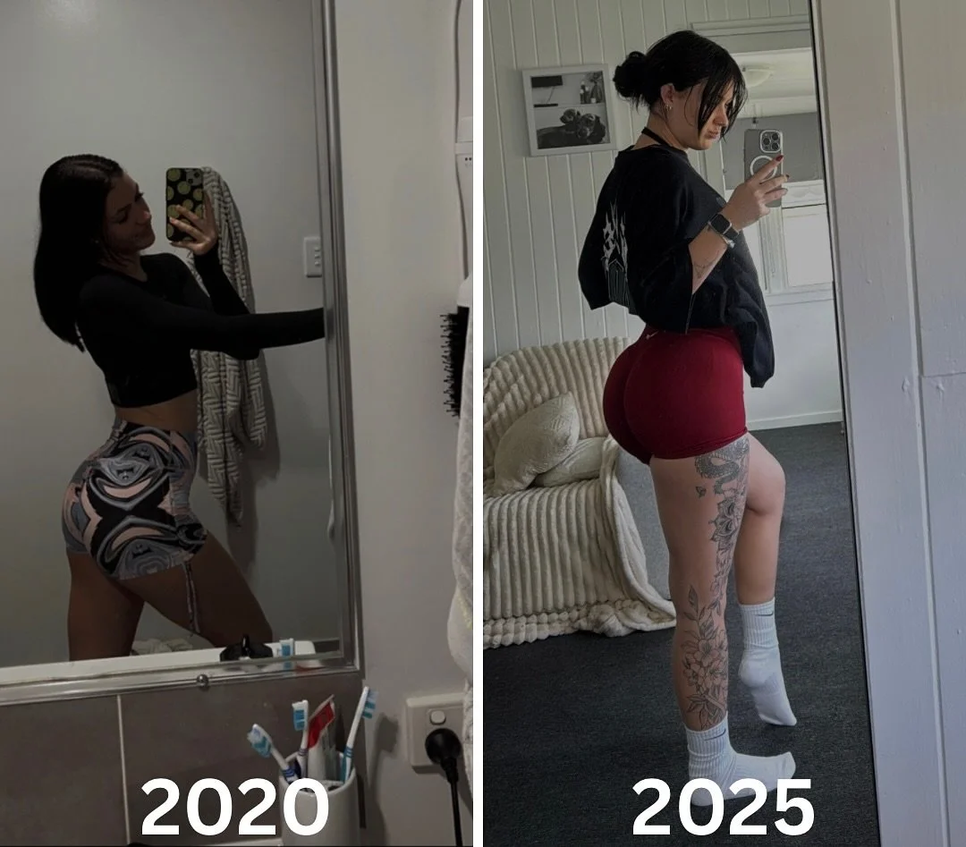 2020 ➡️ 2025 🤍
5 years of showing up, learning, lifting heavier, eating more than I used to think I “should,” and trusting the process.
It’s not about a quick fix or a 6-week challenge — it’s about building strength, c