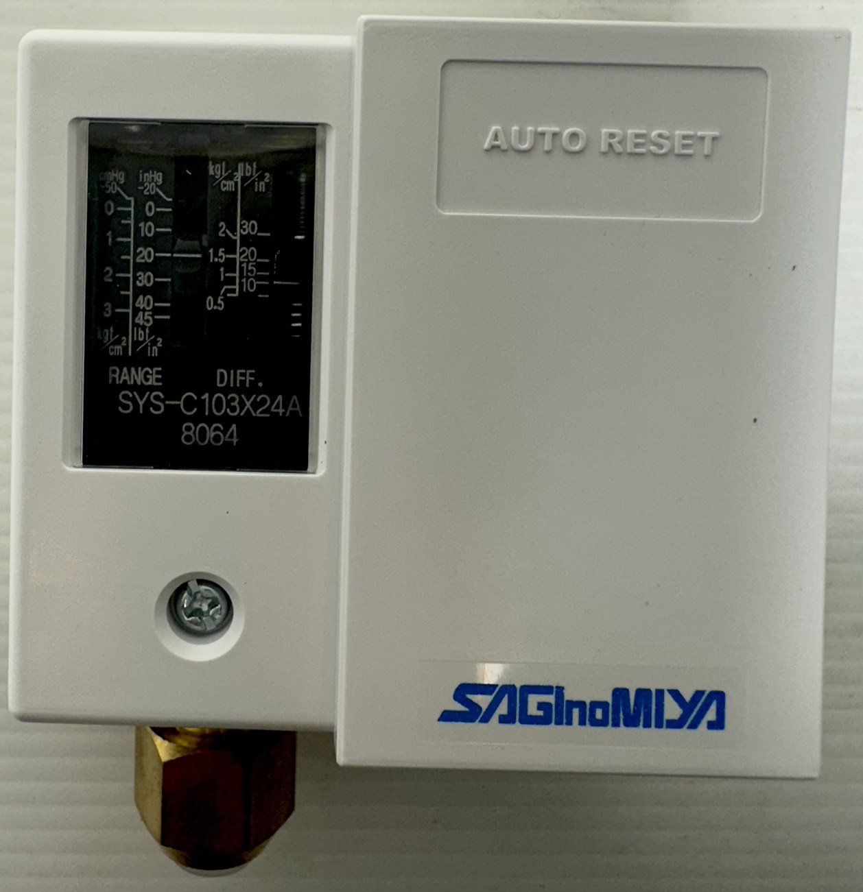 鷺宮  SAGINOMIYA   機械式壓力開關  3KG   SYSC103X24A