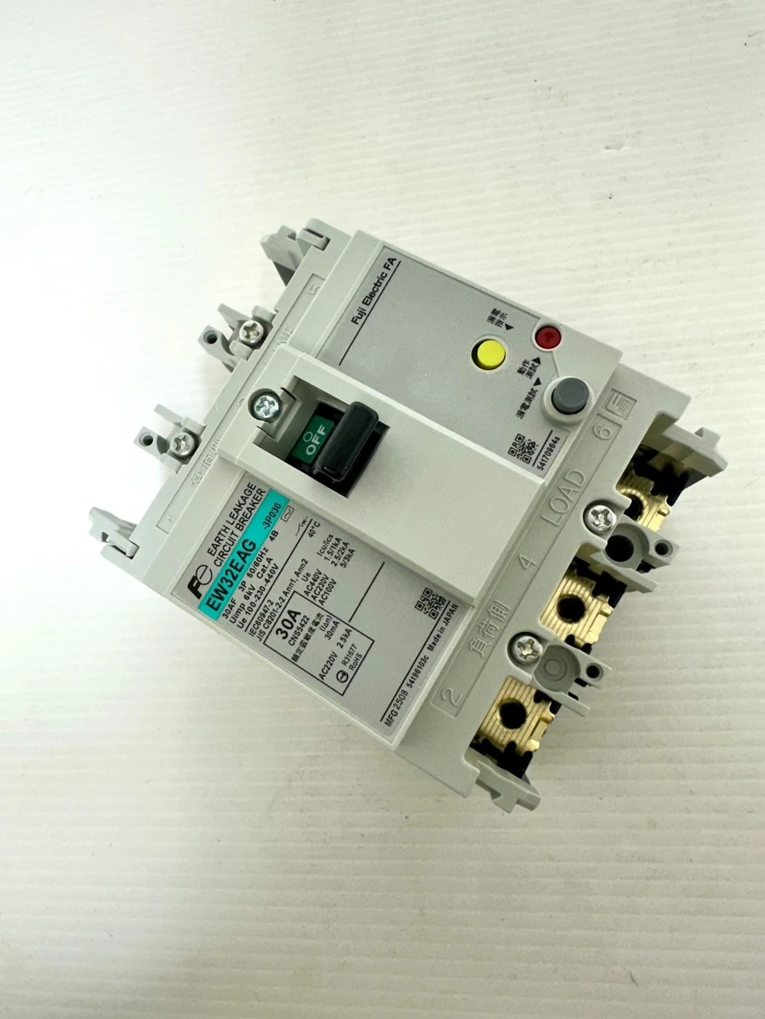 富士  FUJI   漏電斷路器   EW32SAG  3P  30A