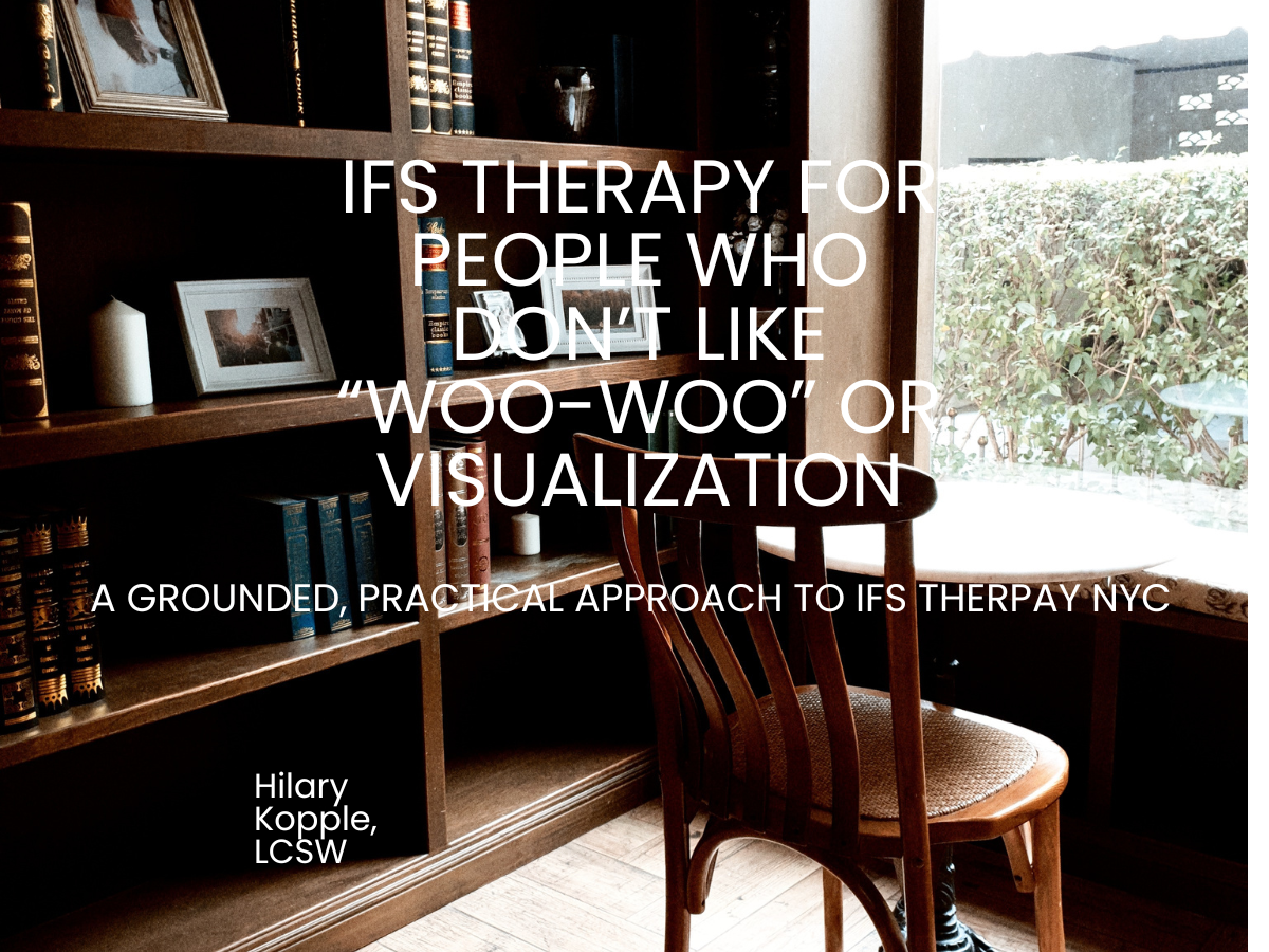 luxury library room in a house with books and a chair and a window after healing from ifs therapy nyc