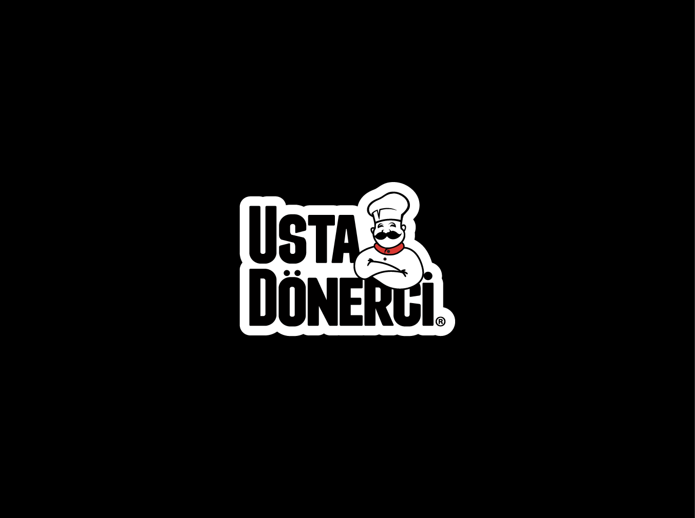 Redesigned Usta Dönerci logo as part of a modern rebranding project