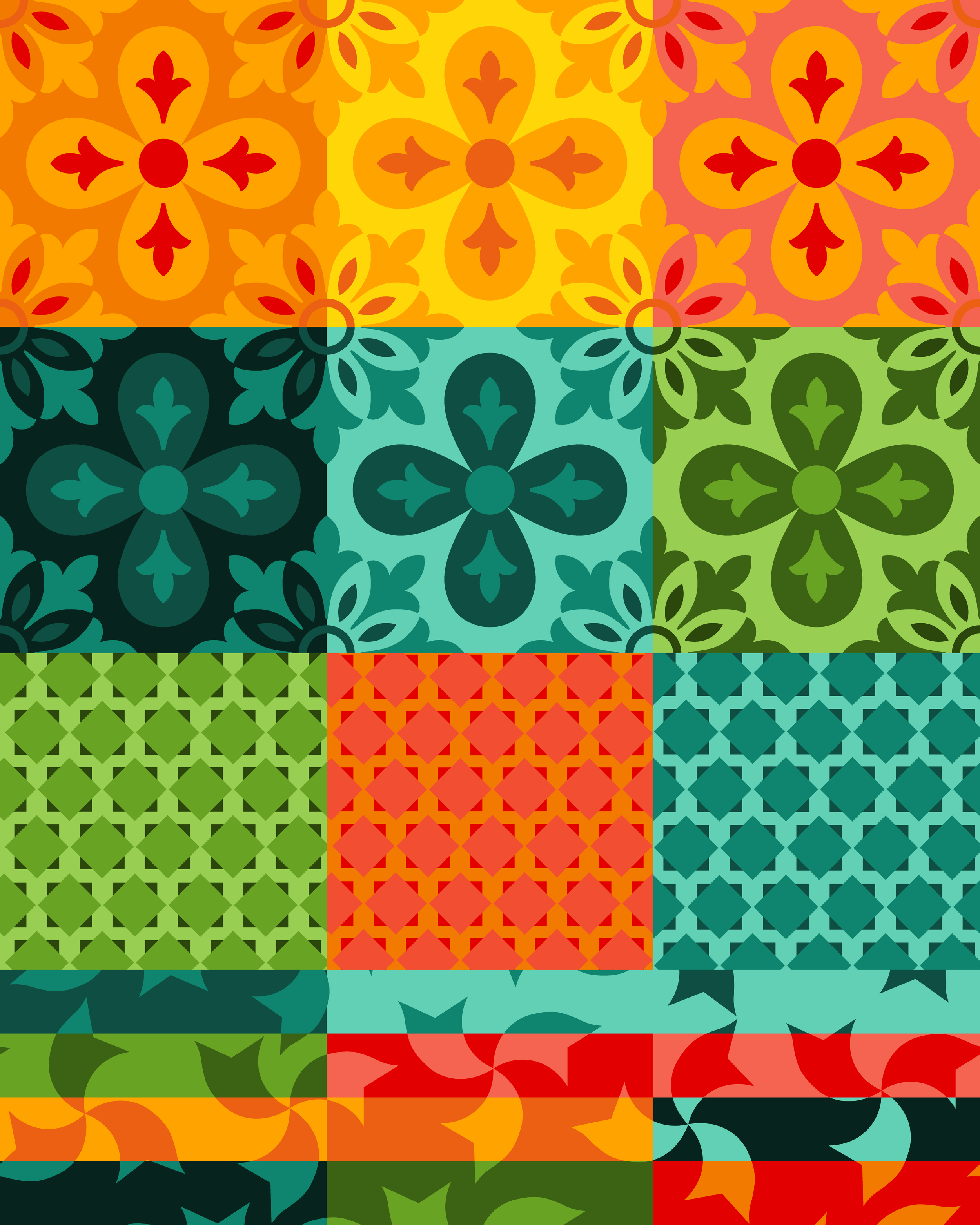 Pattern design created for Usta Dönerci rebranding project