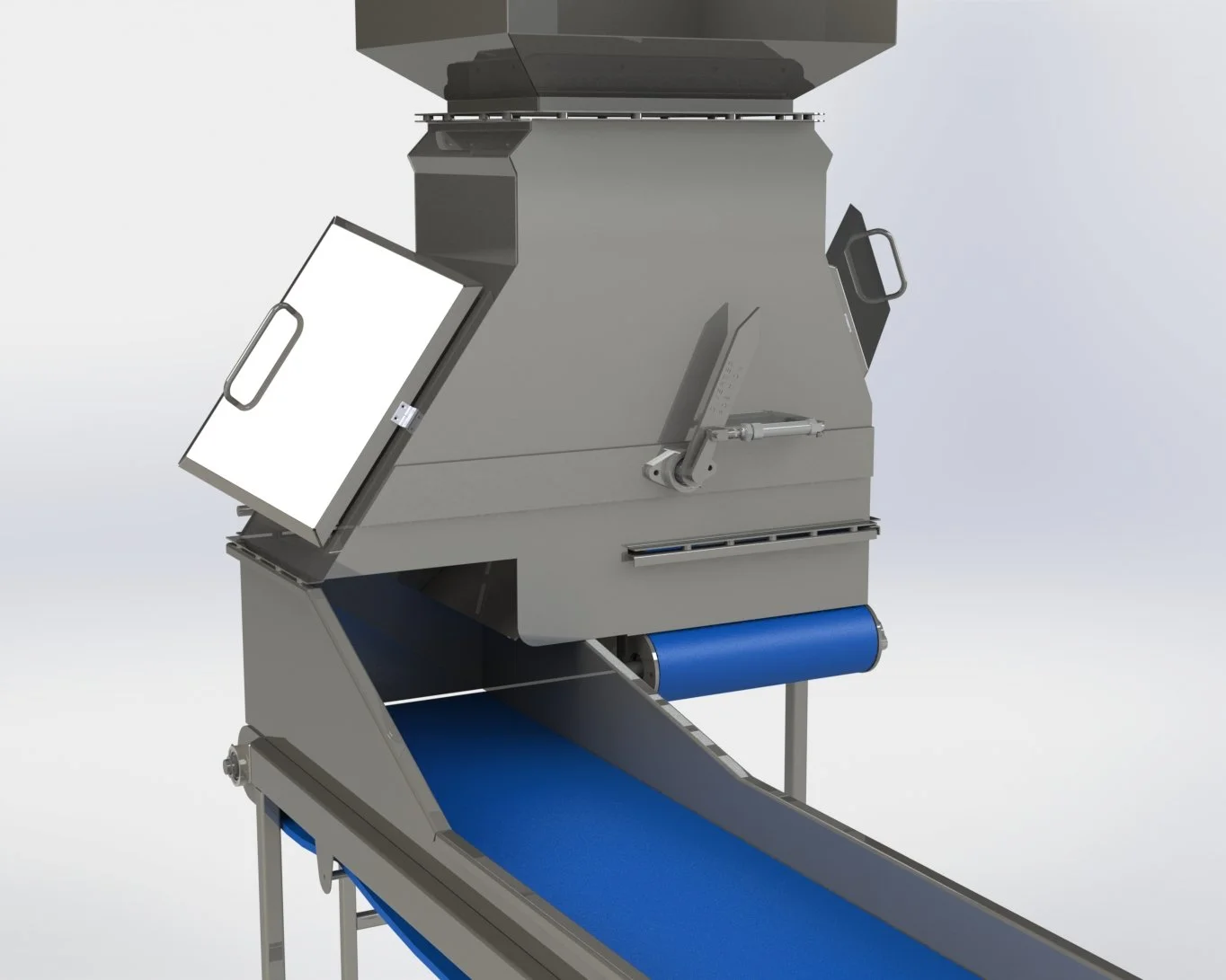 BRP Diverter Hopper assem pic 11.JPG