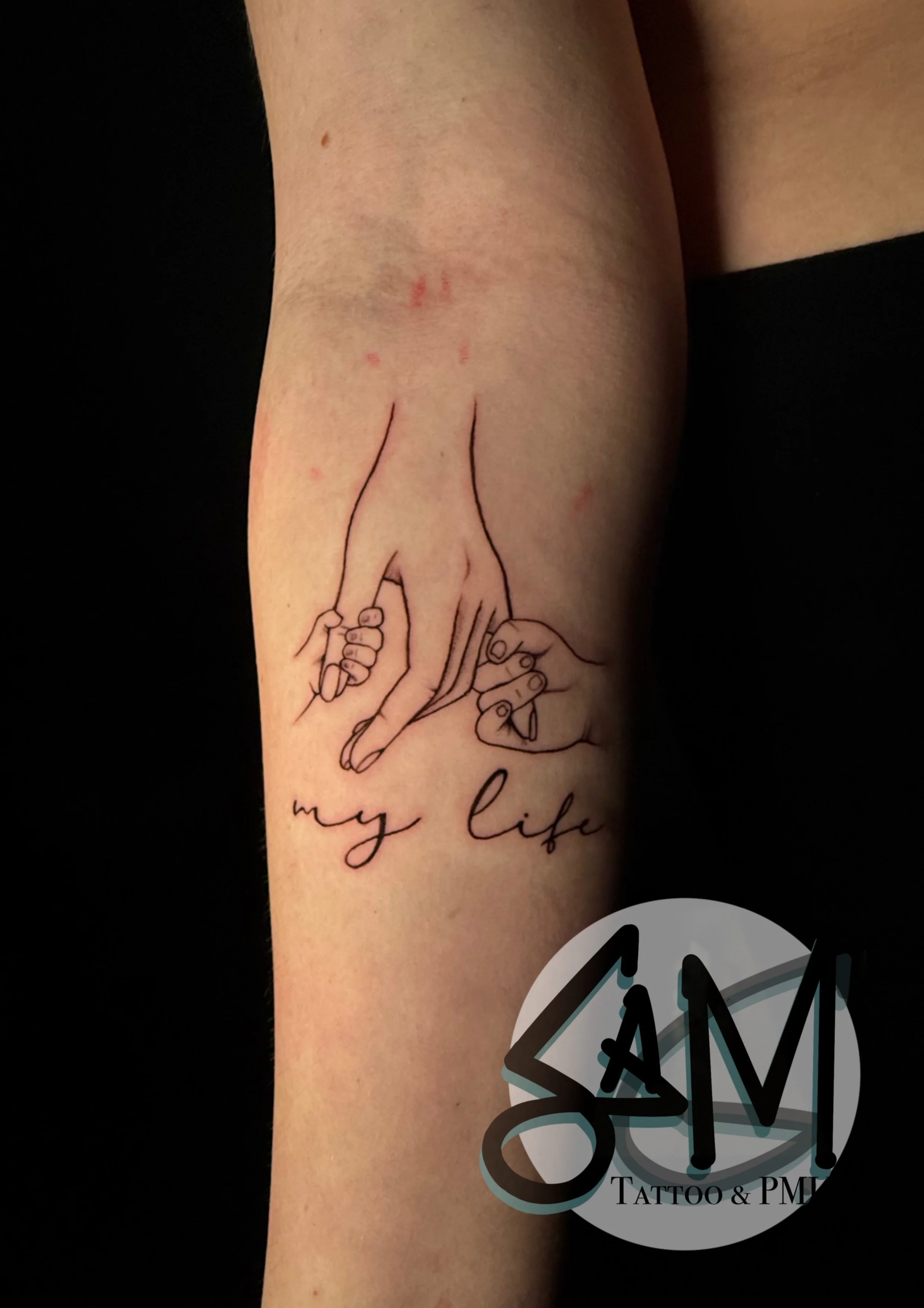 Fineline Tatto Hände
