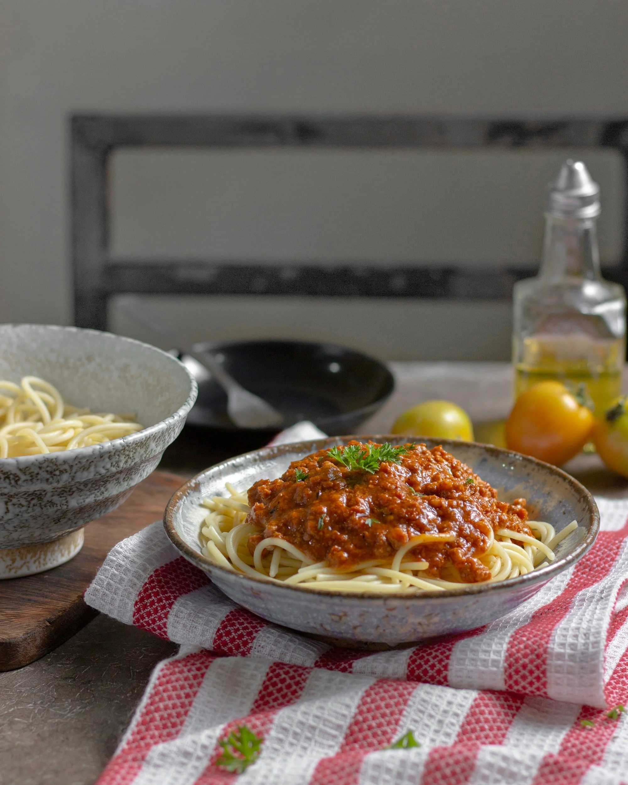 Rezept: Unsere Spaghetti 1986