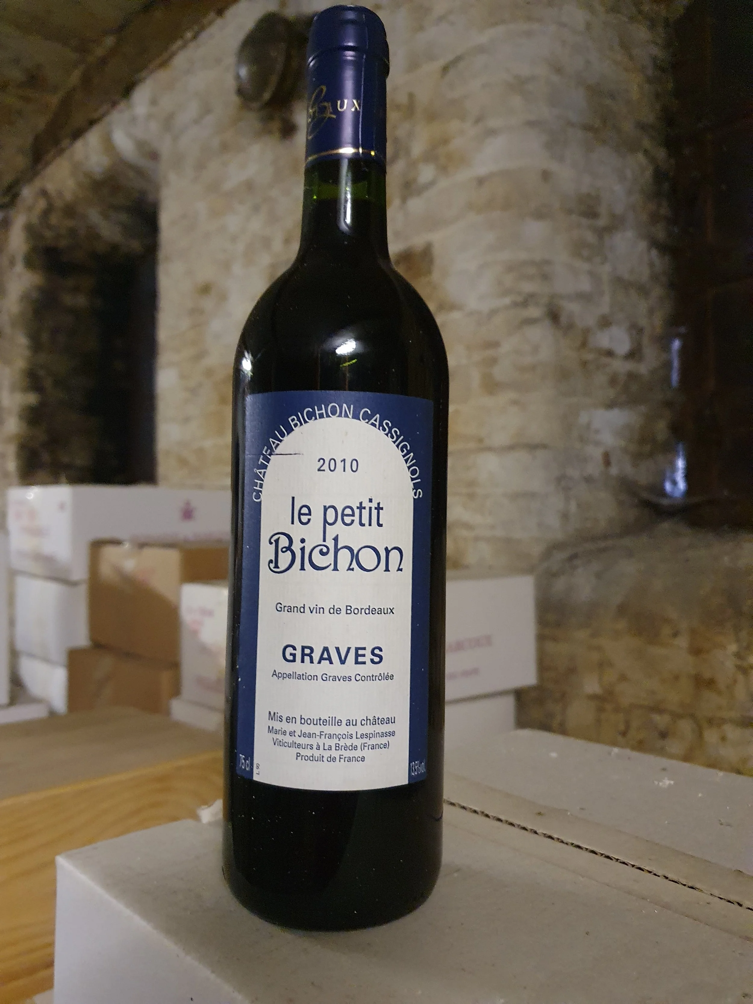Chateau Bichon Cassignols, Le Petit Bichon, Graves 2010-min.jpg